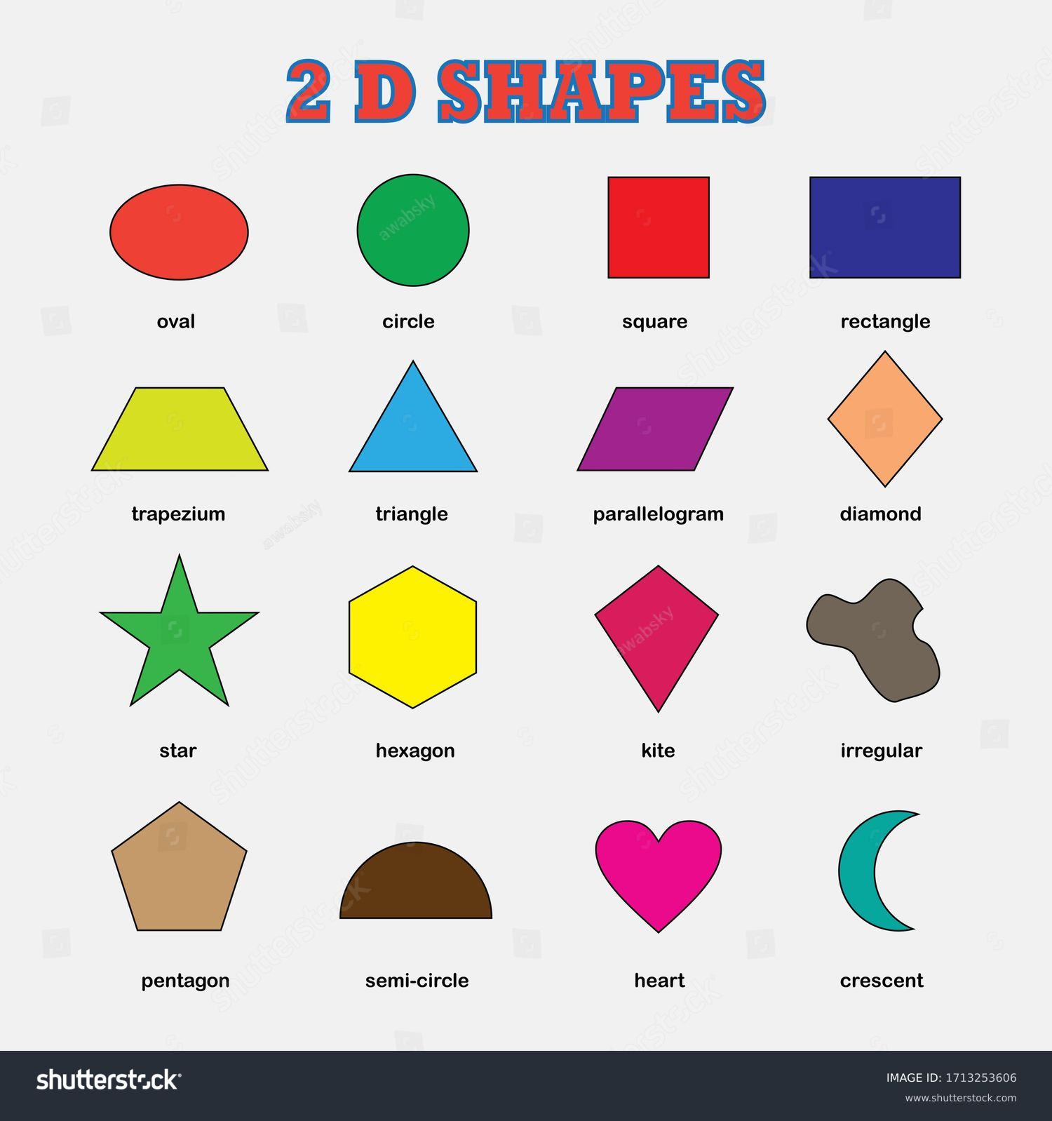 6,363 Two Dimensional Shape For Coloring Images, Stock Photos & Vectors ...