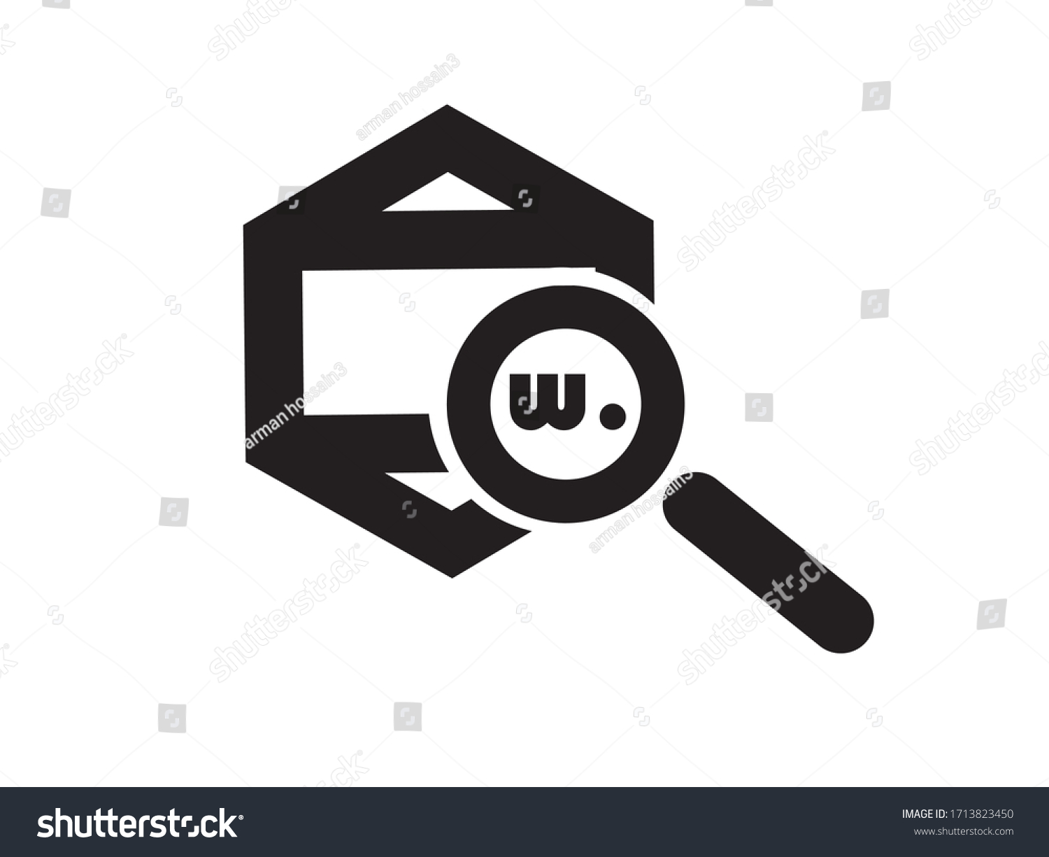 Creative Web Search Icons Stock Vector (Royalty Free) 1713823450