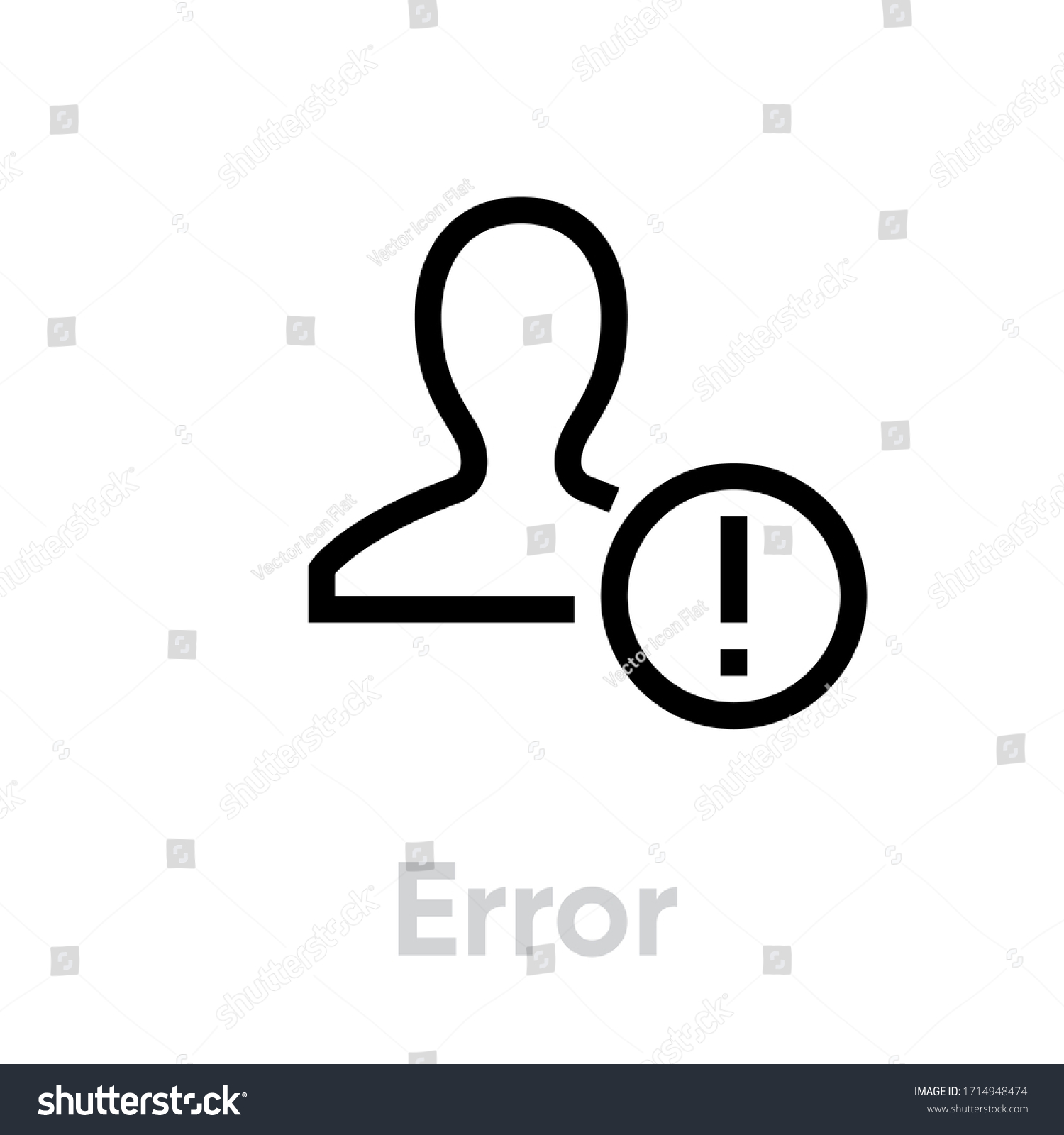 2,556 Human Error Icon Stock Vectors, Images & Vector Art | Shutterstock