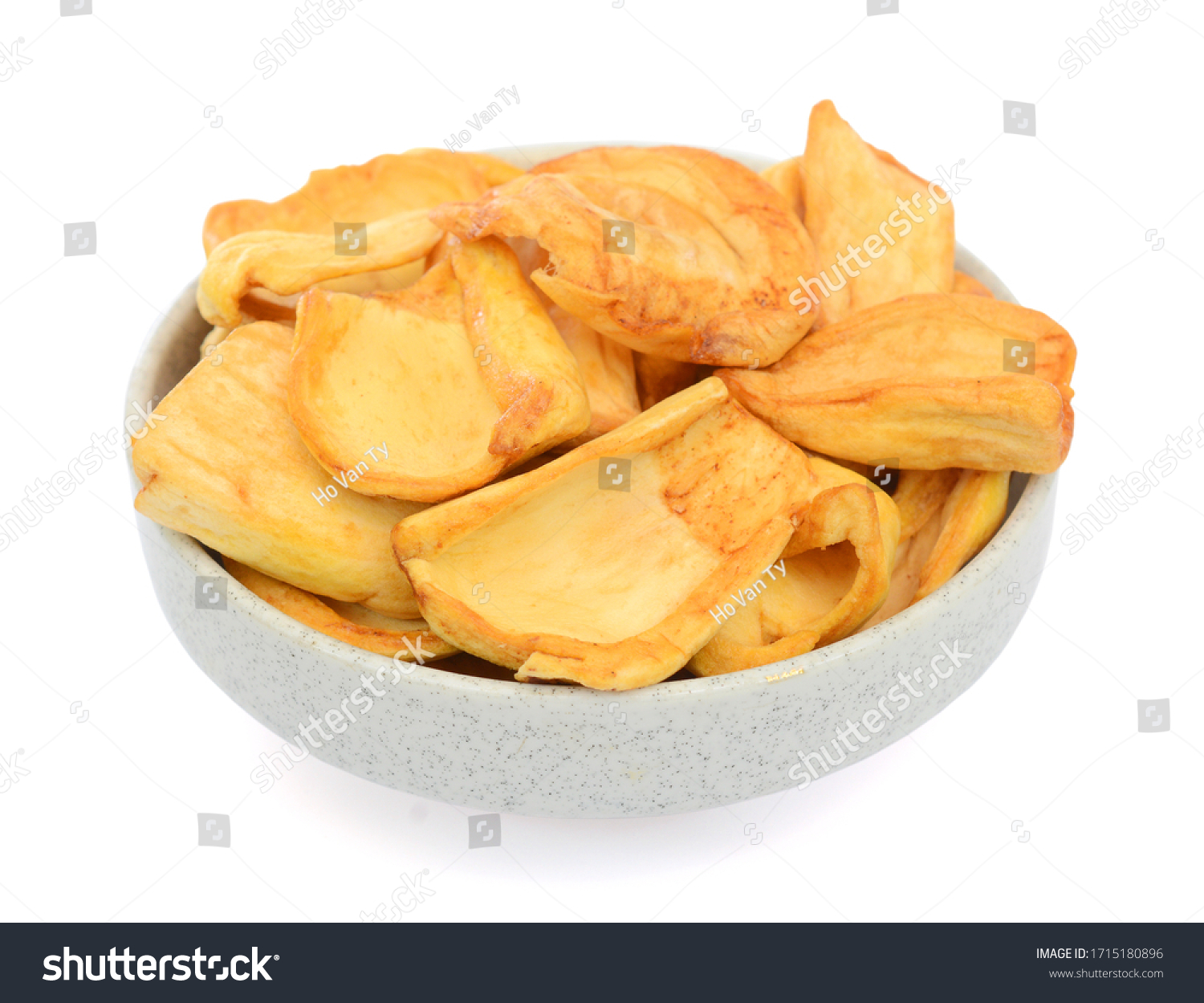 Jackfruit Chips Vacuum Fried Bowl Isolated Stock Photo 1715180896 ...