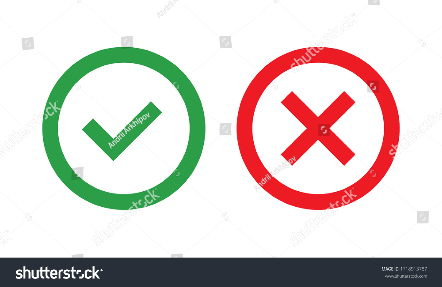 Flat Vector Icon Green Check Mark Stock Vector (Royalty Free ...