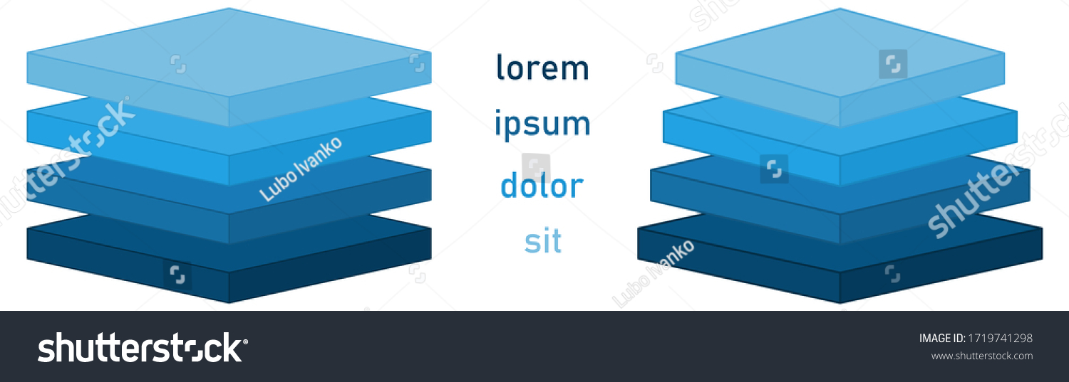 simple-4-horizontal-layers-structure-drawing-stock-vector-royalty-free