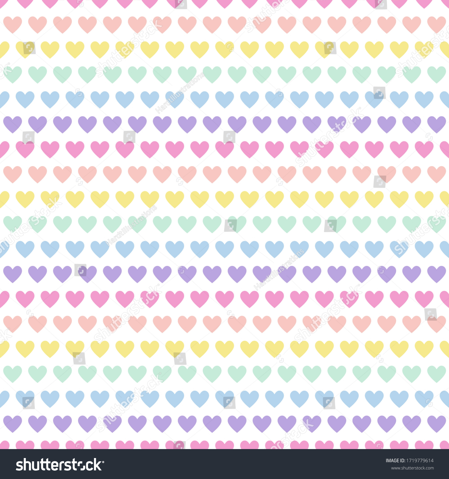 Rainbow Colors Seamless Pattern Colorful Bright Stock Illustration ...