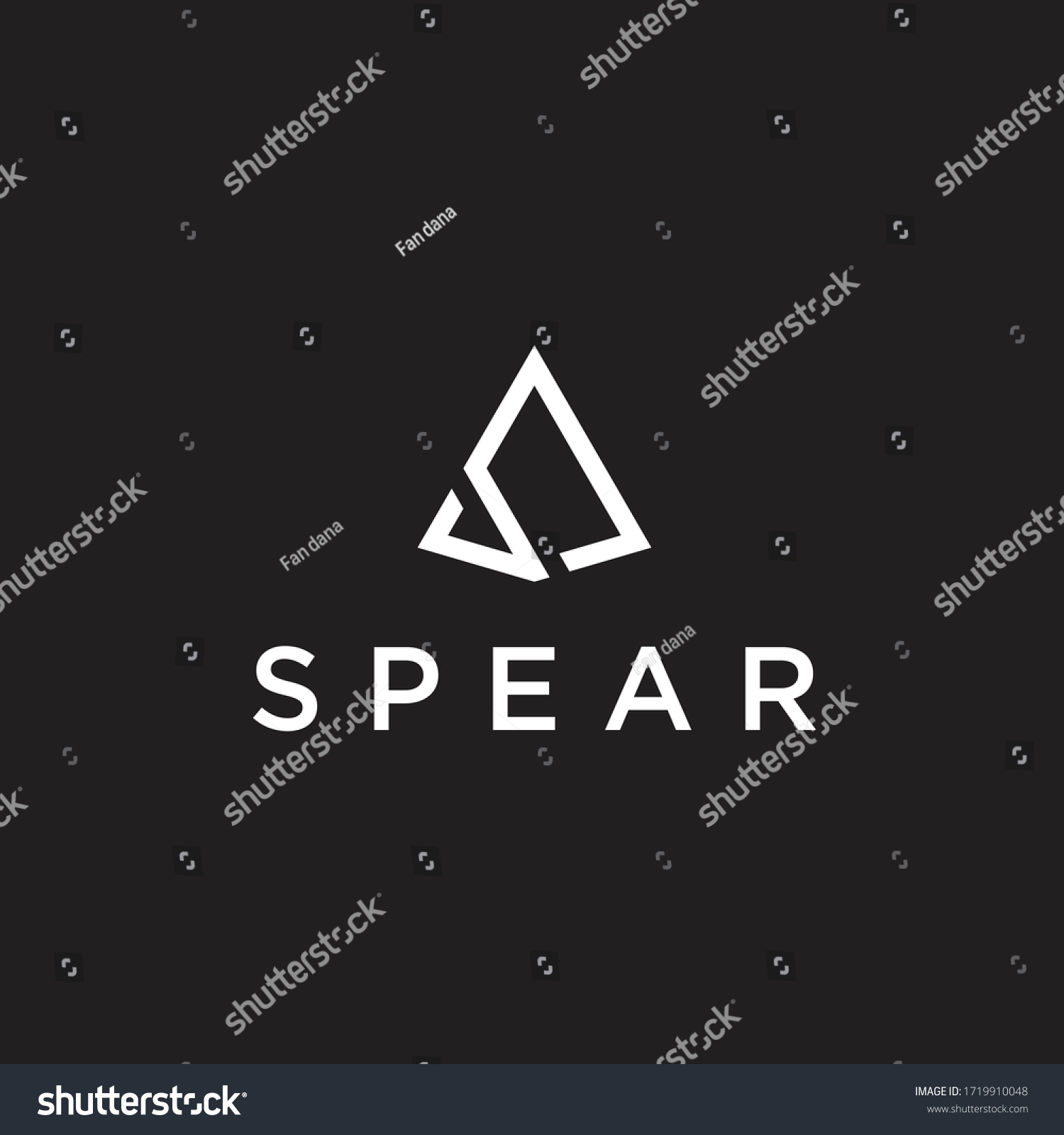 S Spear Logo Spear Vector Stock Vector (Royalty Free) 1719910048 ...