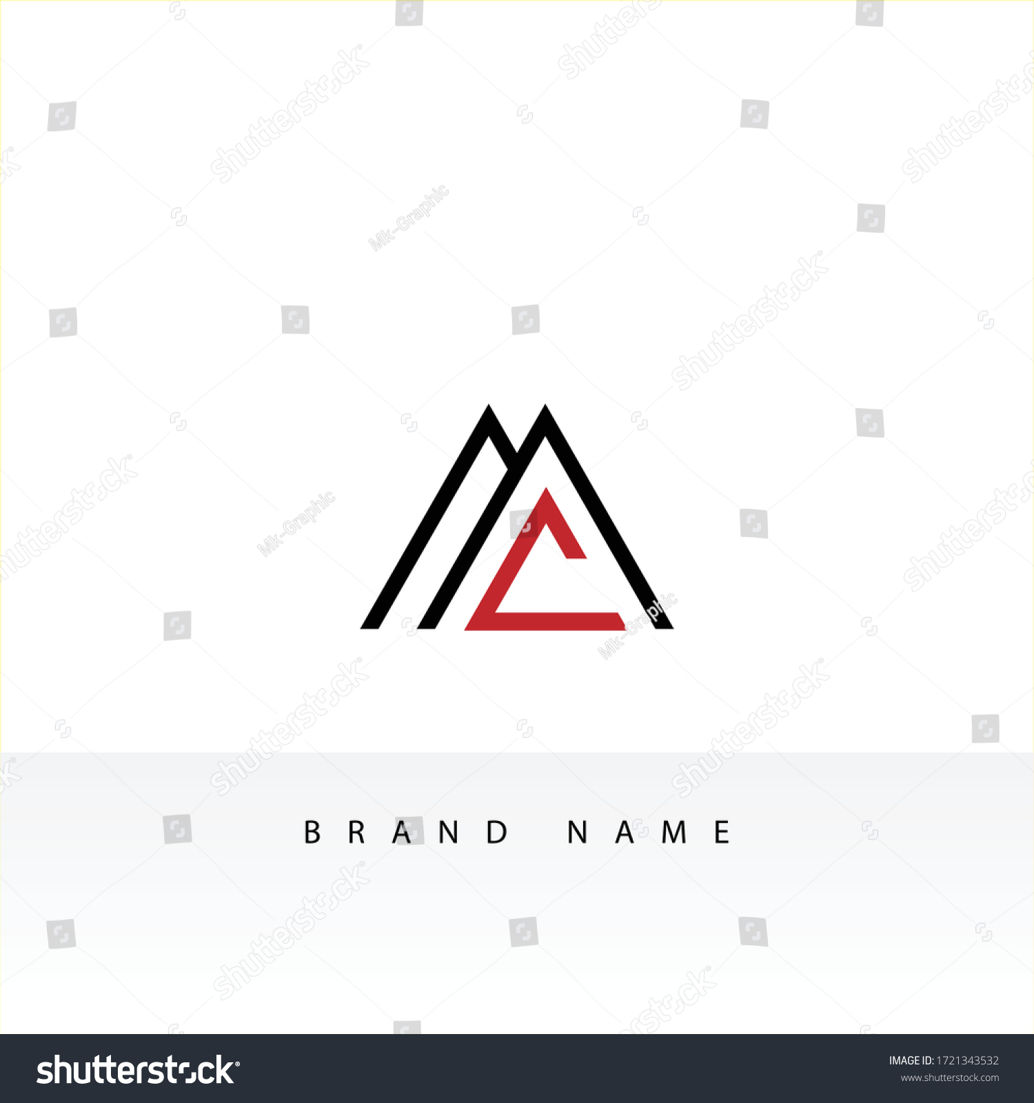 M C Logo Letter C Letter Stock Vector (Royalty Free) 1721343532 ...