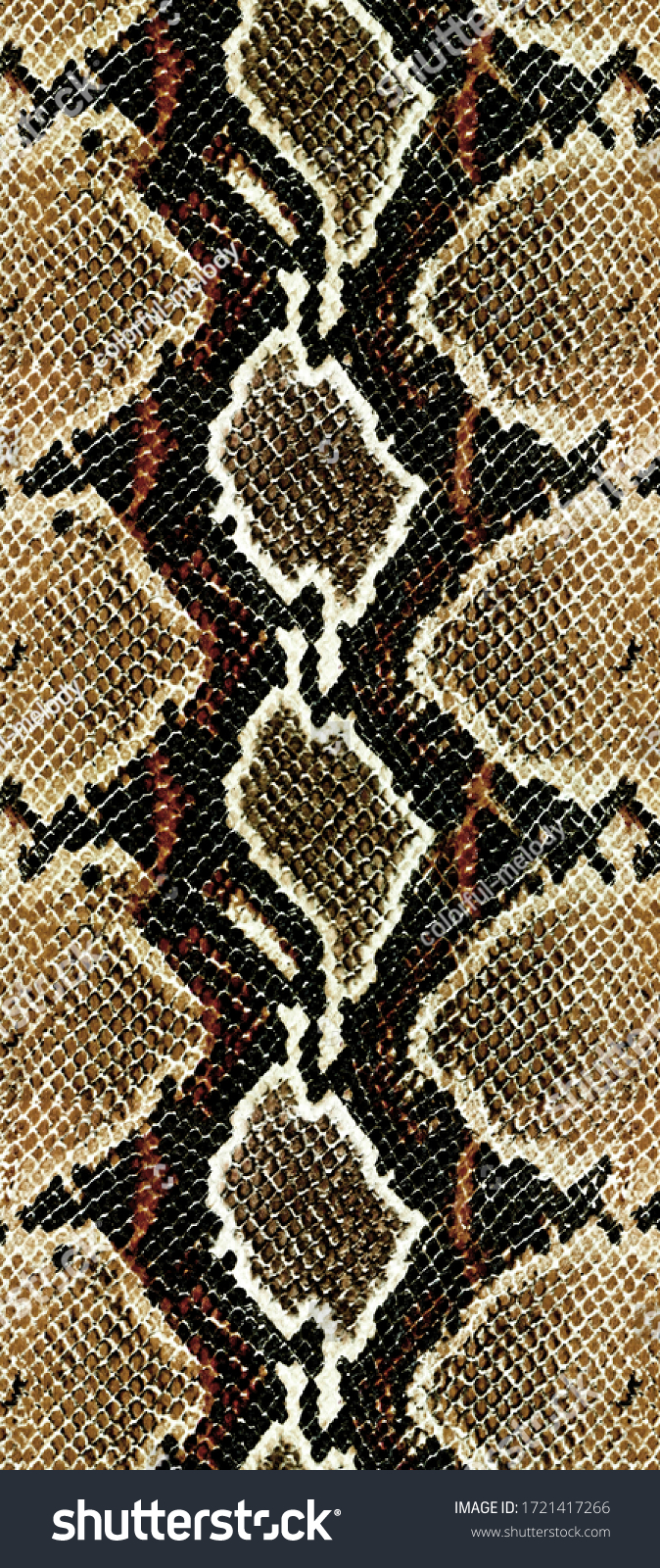 Python Skin Snake Pattern Animal Skin Stock Illustration 1721417266 ...