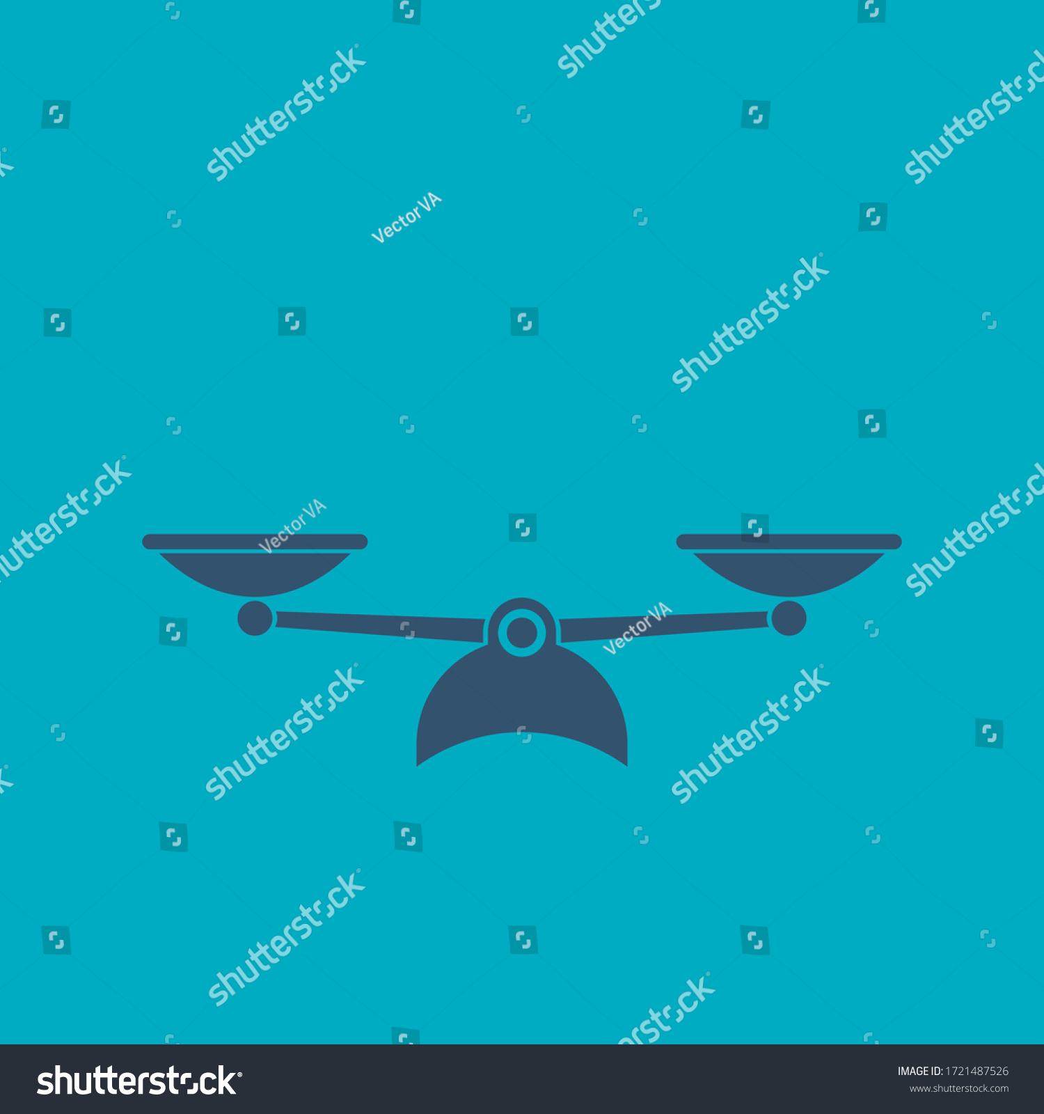 Balance Icon Scale Sign Vector Flat Stock Vector (Royalty Free ...