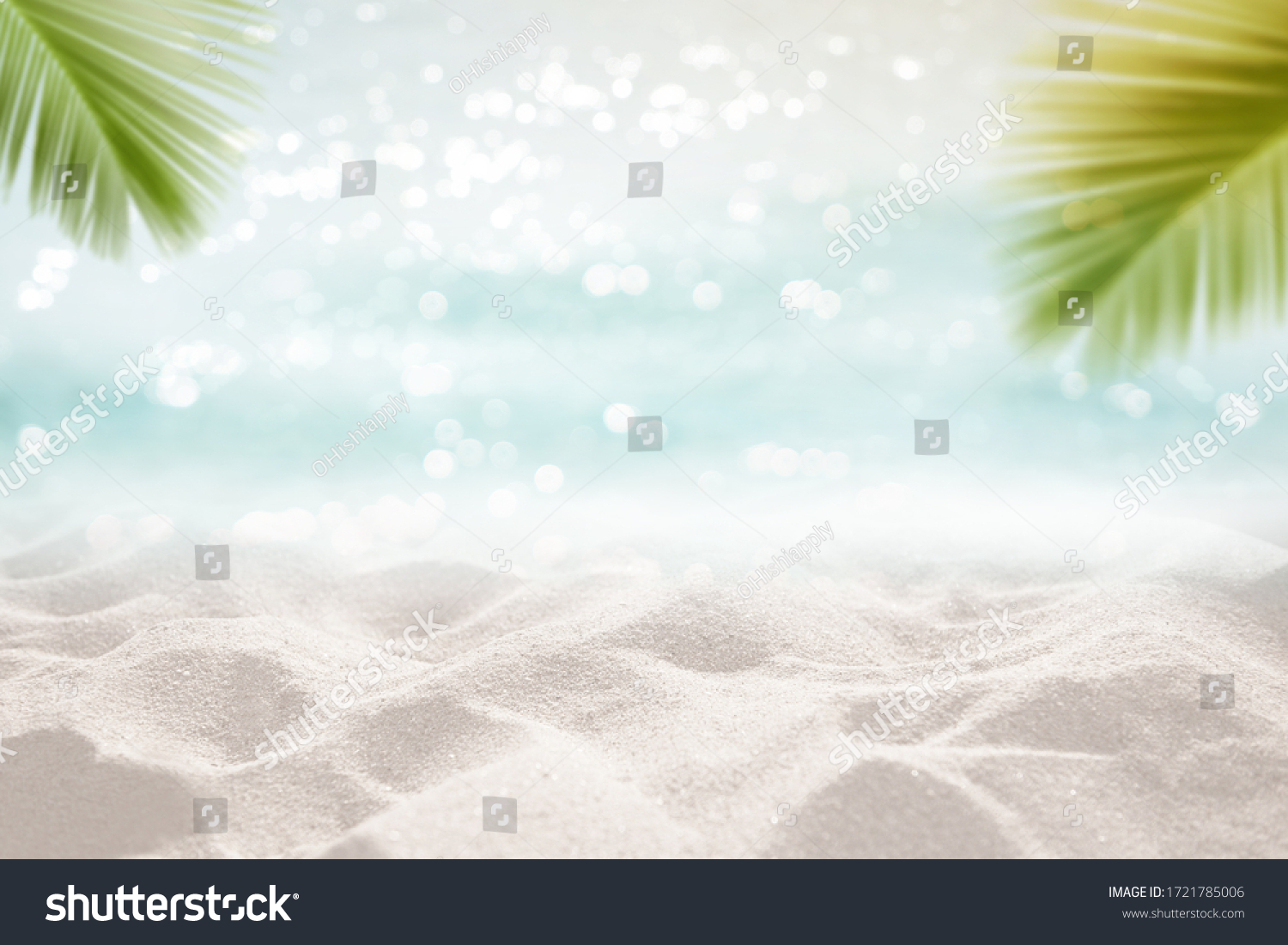 Tropical Sea Sand Sun White Sand Stock Photo 1721785006 