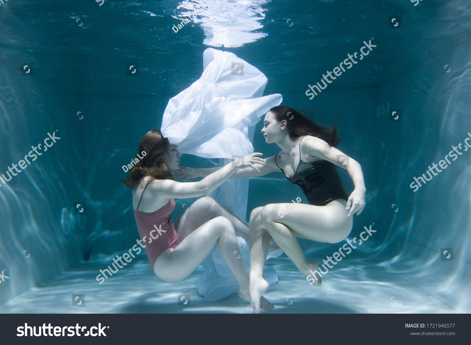 Lesbian At Pool