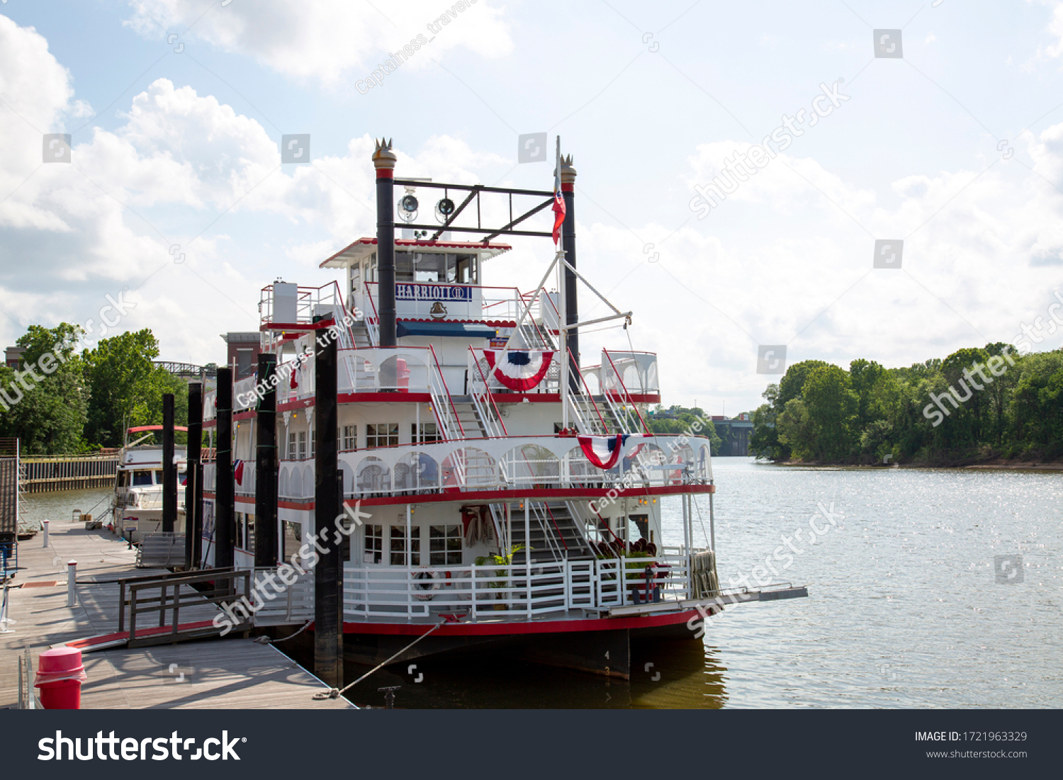 Montgomery Alabamausa5162016 Harriott Ii Riverboat Paddle Stock Photo