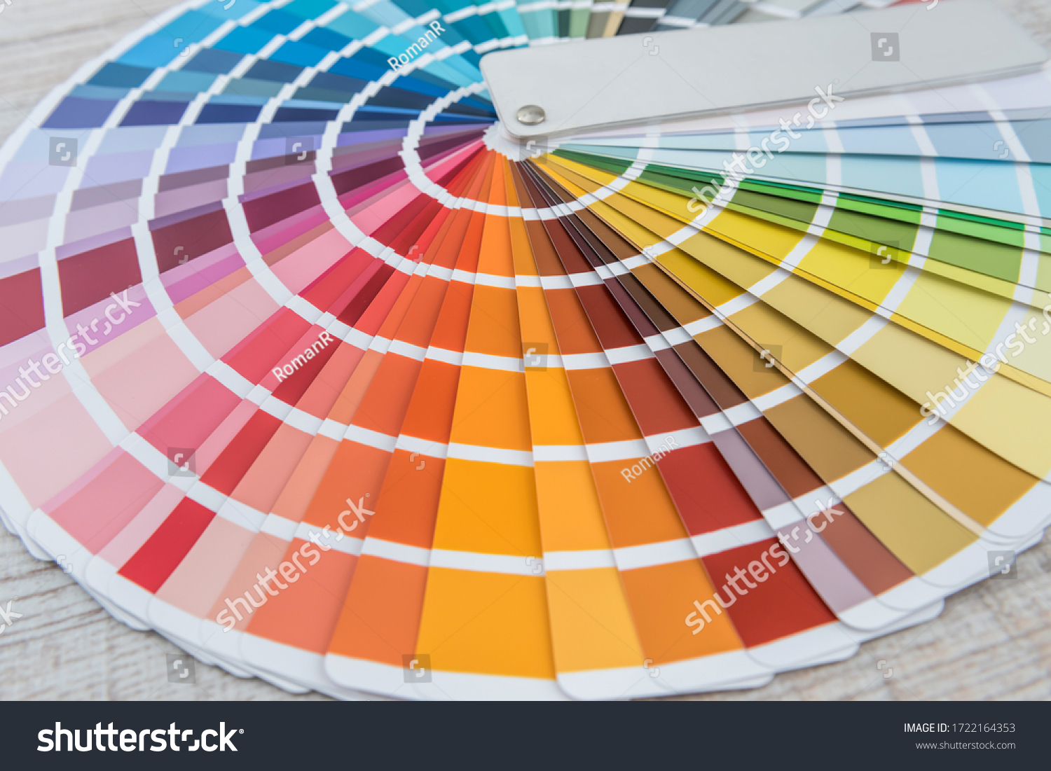 Color Guide Spectrum Palette Samples Catalog Stock Photo 1722164353 ...