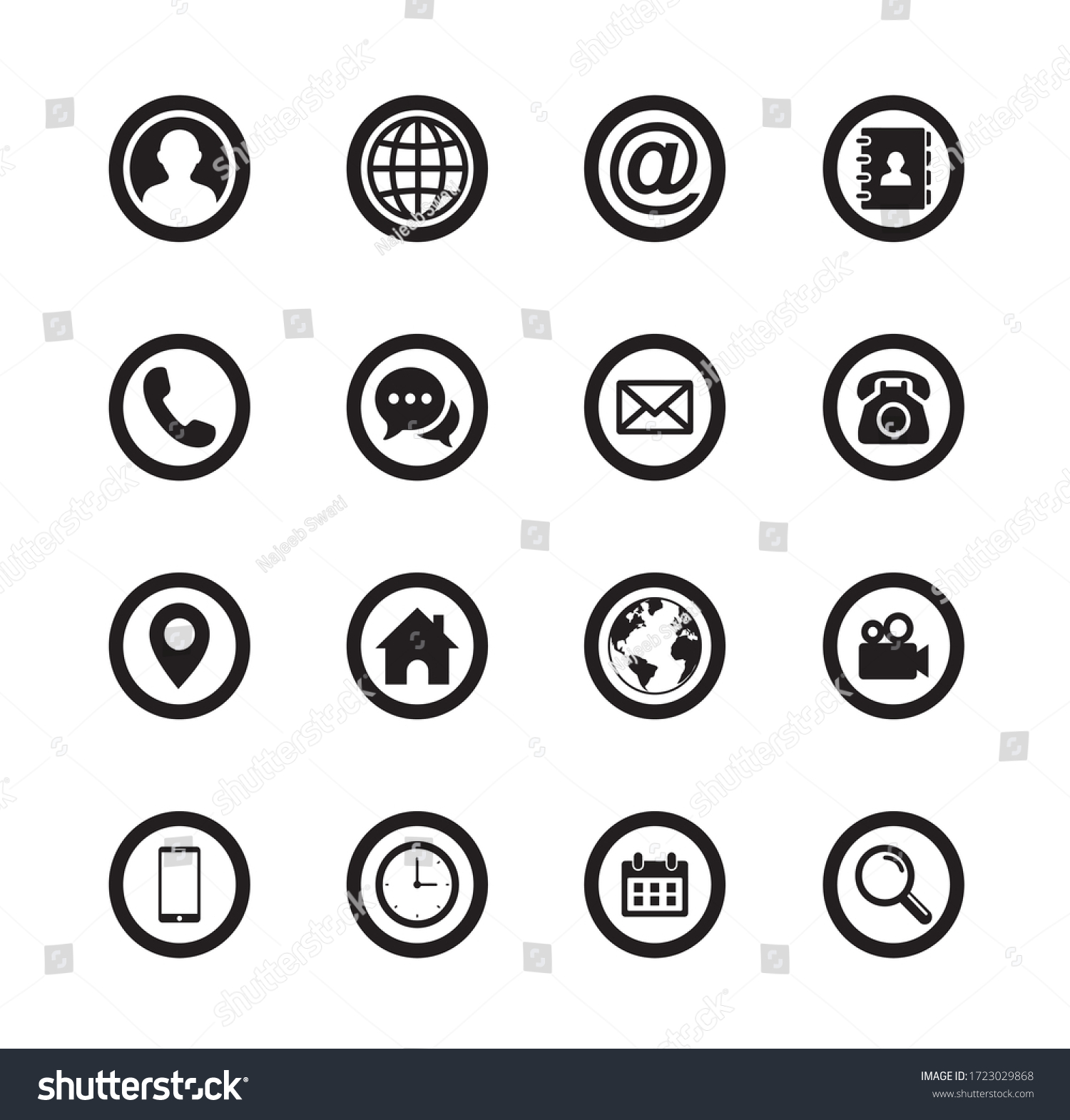 Website Business Icons Vector File Stock Vector (Royalty Free ...
