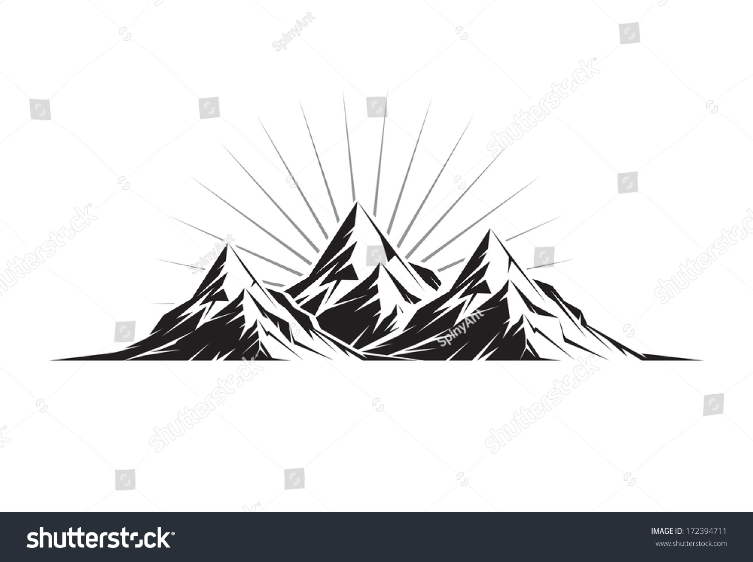Гора Арарат Графика