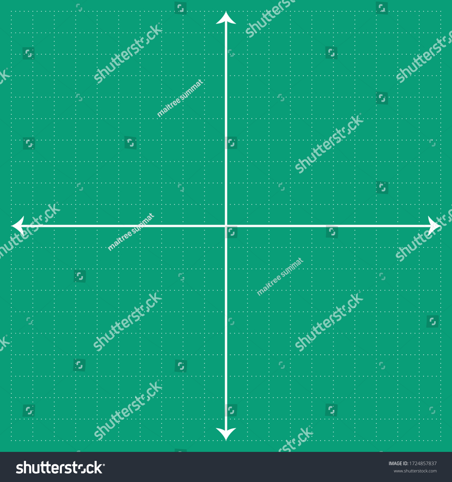 Green Graph Paper White Line X Stock Vector Royalty Free 1724857837 Shutterstock