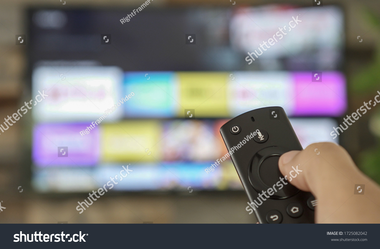 Male Hand Holding Tv Remote Control Stock Photo 1725082042 | Shutterstock