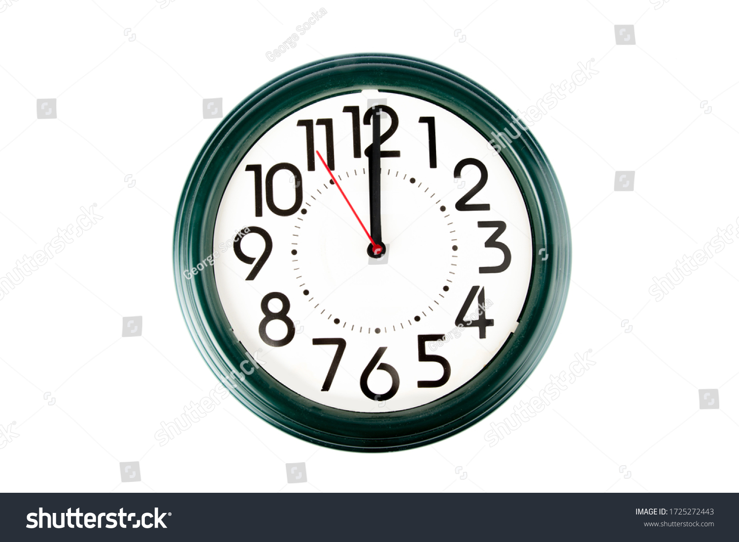 High Noon Midnight Twelve Oclock On Stock Photo 1725272443 | Shutterstock