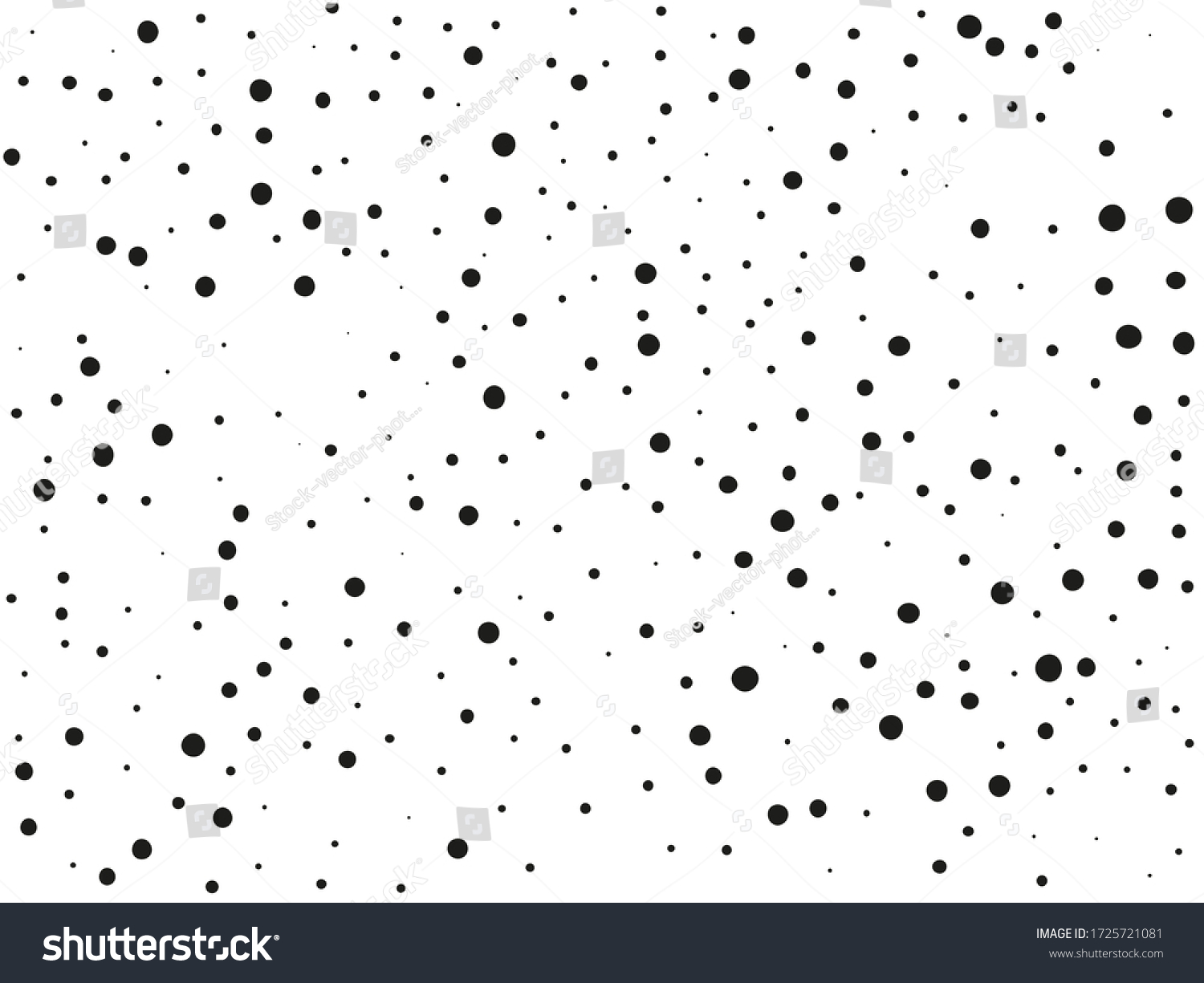 Random Halftone Pointillism Style Background Irregular Stock Vector ...