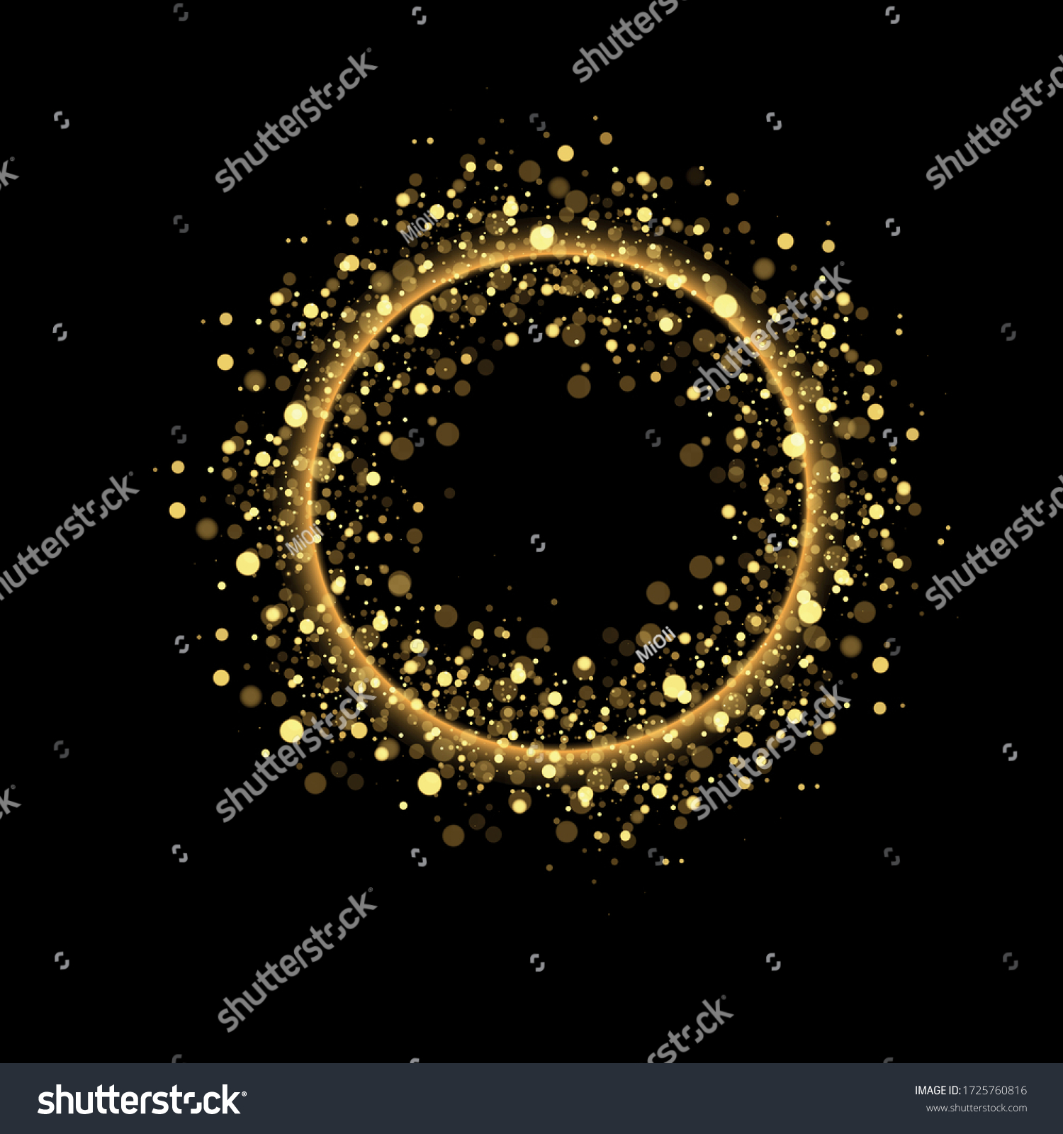 Texture Background Abstract Black Gold Glitter Stock Vector (royalty 