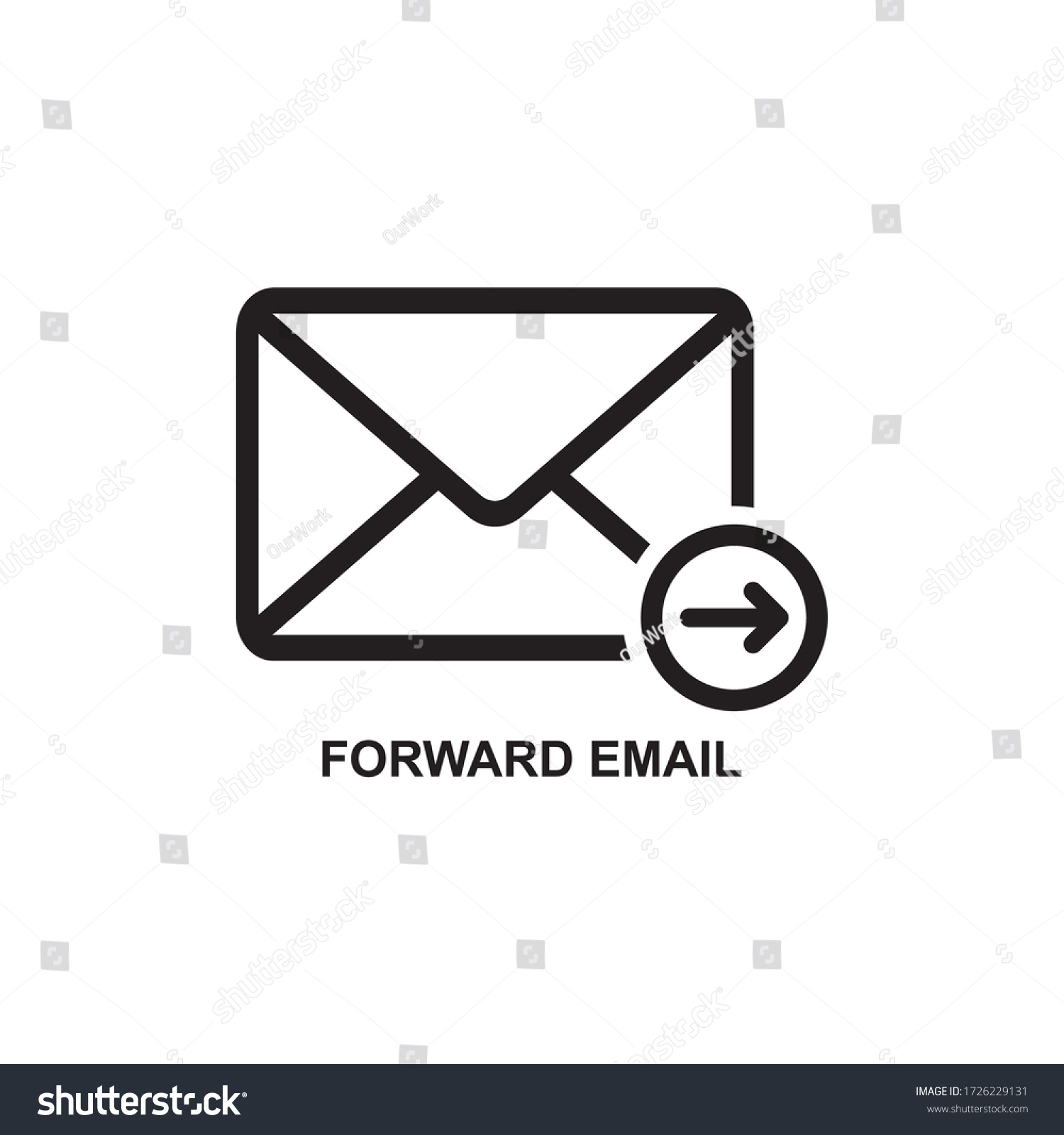 4493 Email Forward Icon Stock Vectors Images And Vector Art Shutterstock