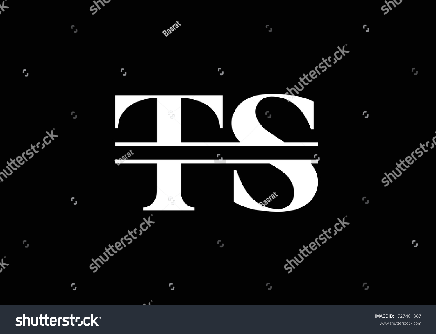 Initial Monogram Letter T S Logo Stock Vector (Royalty Free) 1727401867 ...