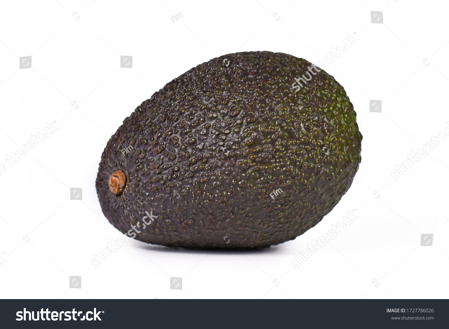 Whole Hass Avocado Cultivar Avocado Dark Stock Photo 1727786026 ...