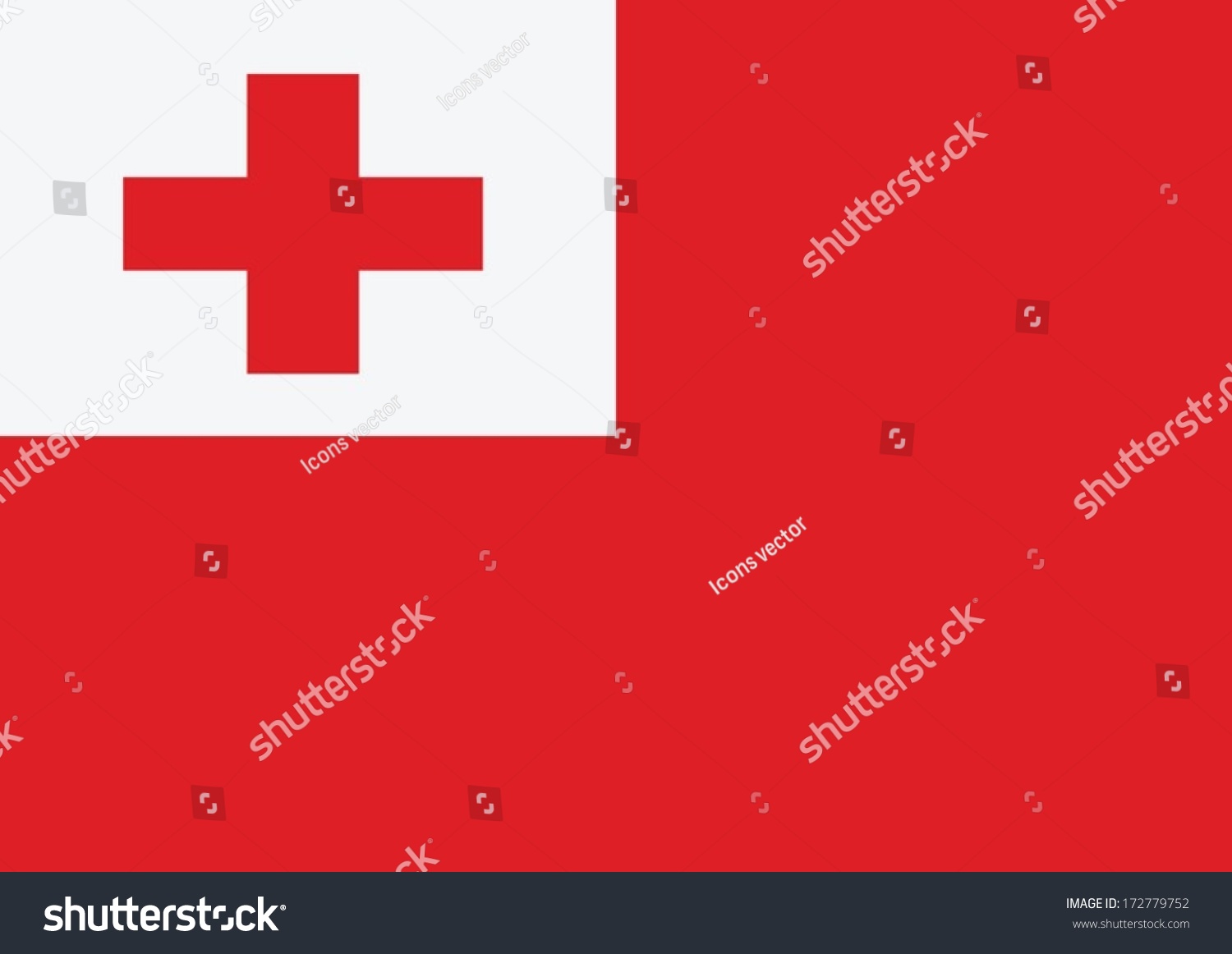 Flag Tonga Themes Idea Design Stock Vector (royalty Free) 172779752 