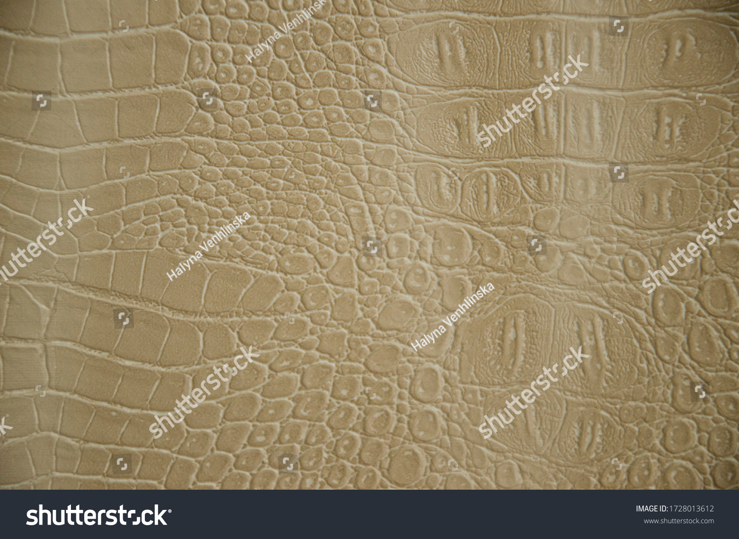 Close Light Cream Leather Texture Background Stock Photo 1728013612 ...