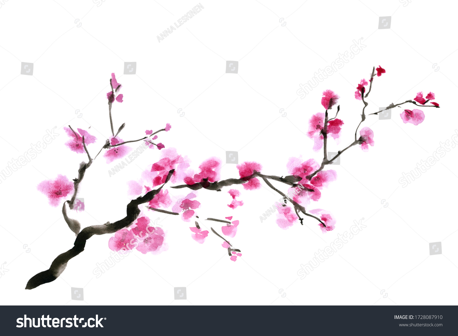 22,126 Sakura branch drawing Images, Stock Photos & Vectors | Shutterstock