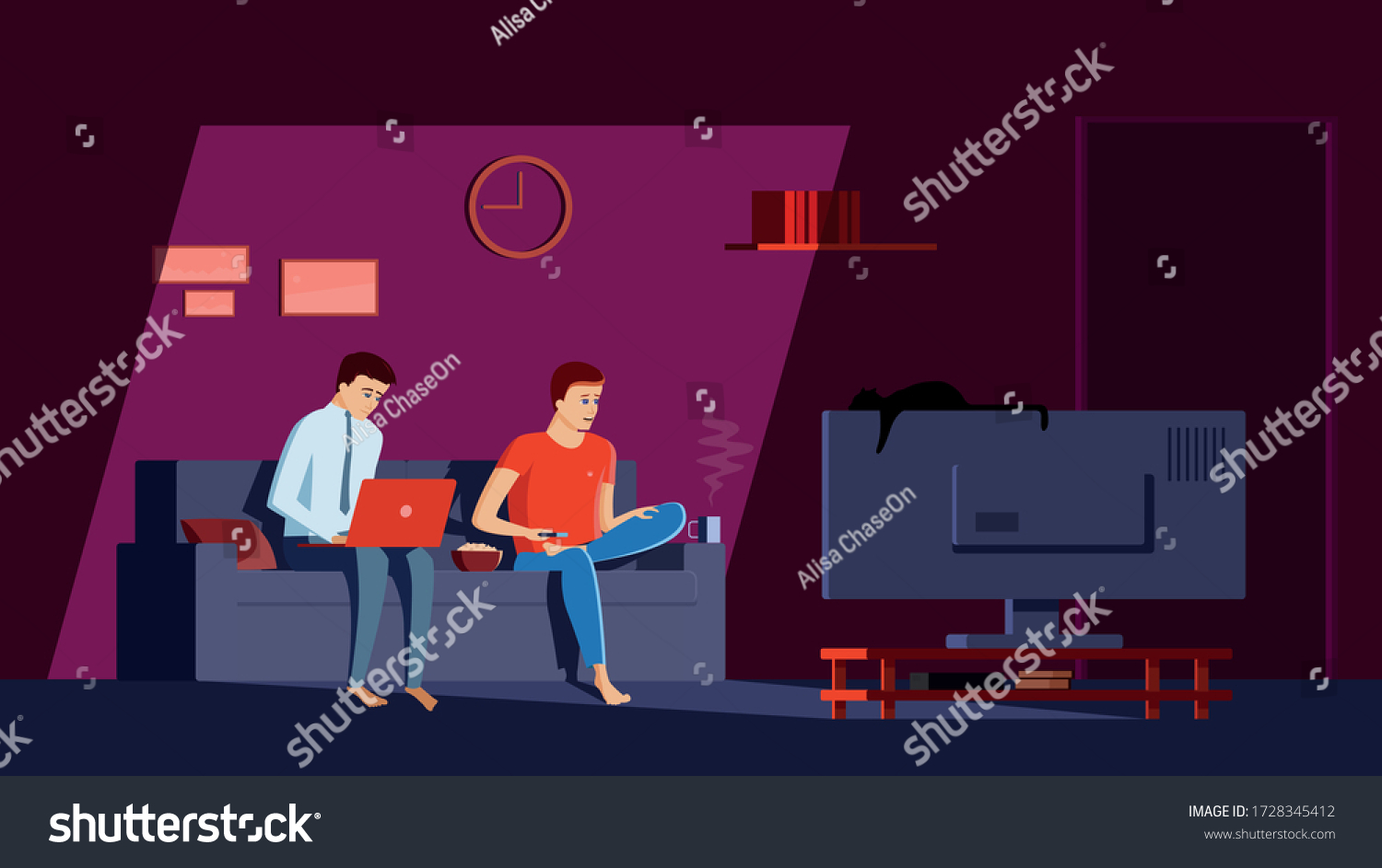 men-spend-time-home-on-isolation-stock-vector-royalty-free-1728345412