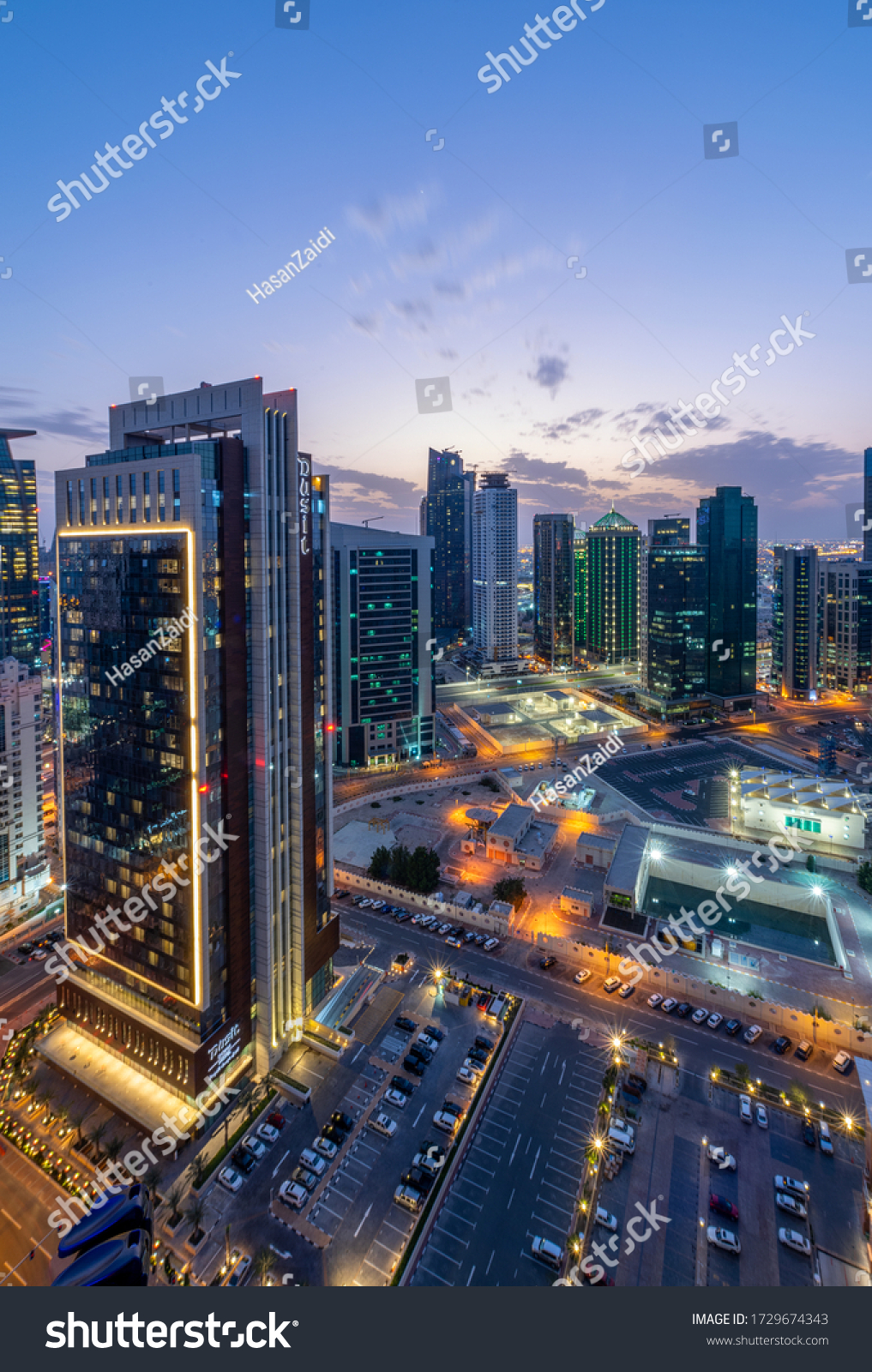 Doha Qatar December 10 2019 Sunset Stock Photo 1729674343 | Shutterstock