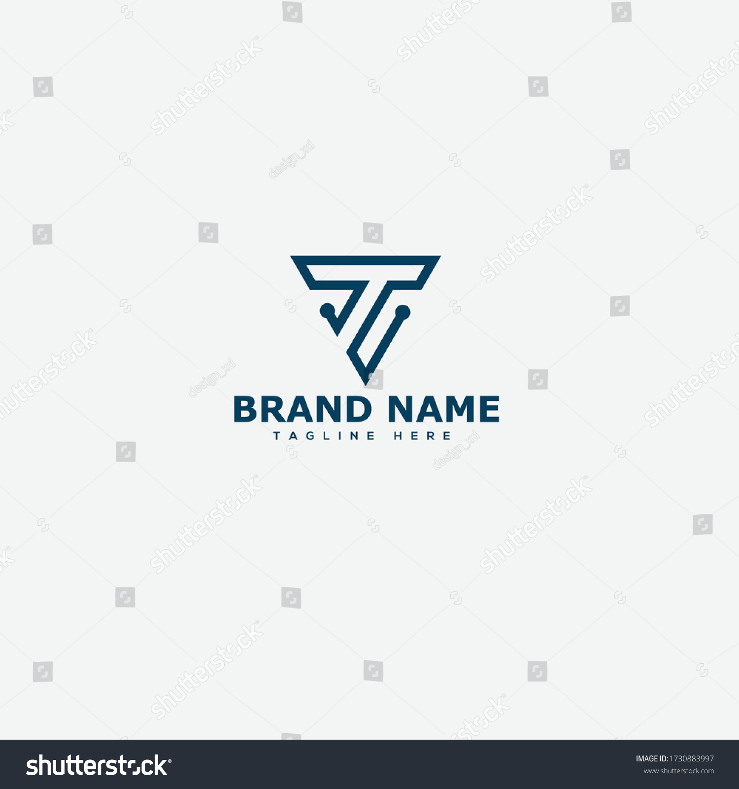 Letter Vt Tv Logo Icon Design Stock Vector (Royalty Free) 1730883997 ...