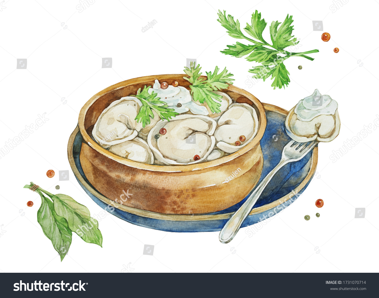 chicken and dumplings clipart