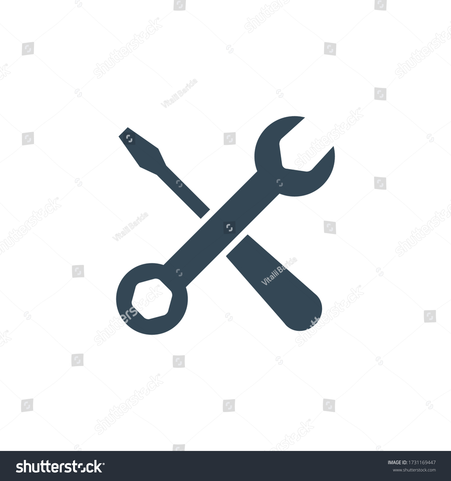 Tools Icon Trendy Flat Style Isolated Stock Vector (Royalty Free ...