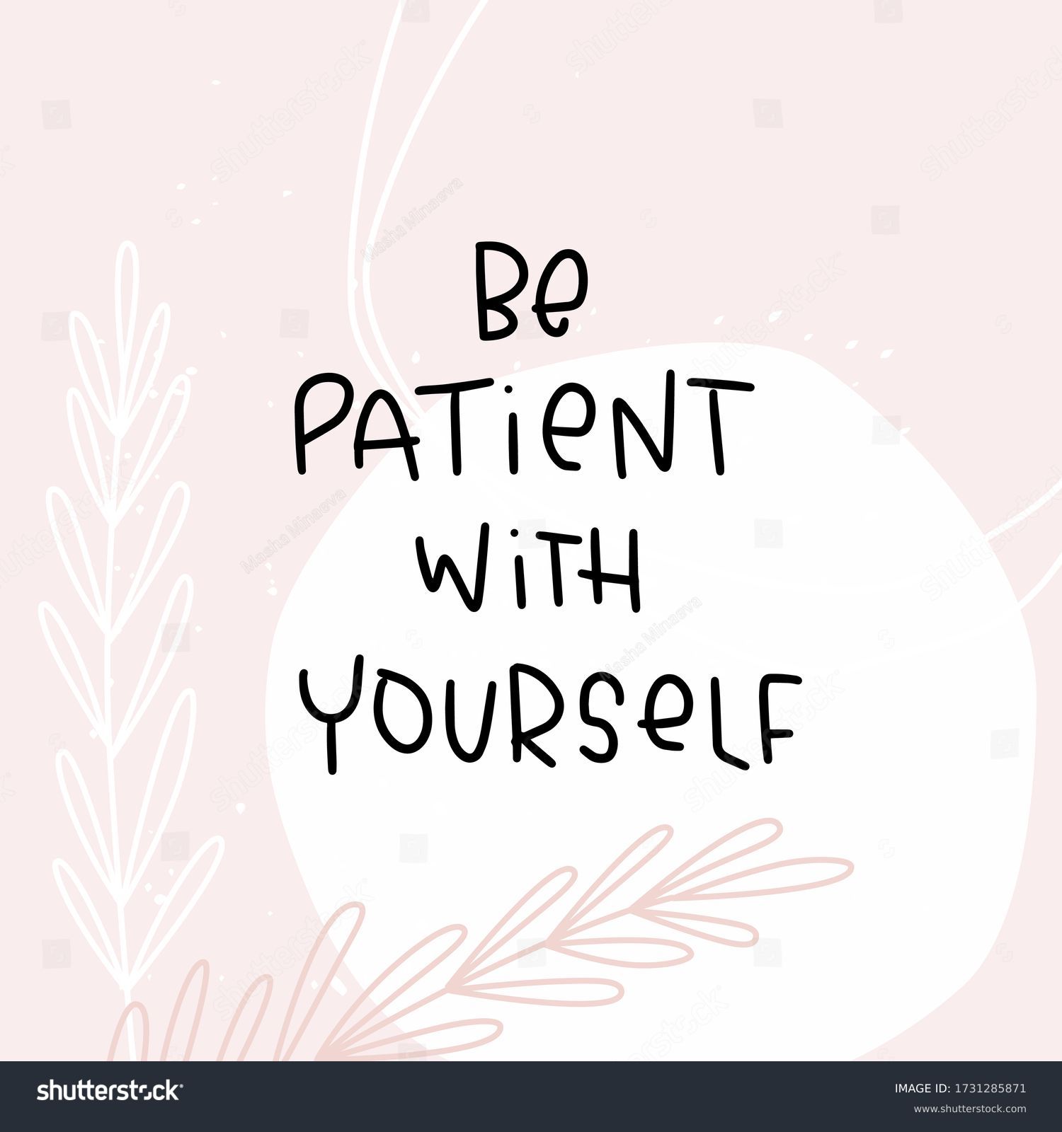 Selfcare Mental Health Quote Vector Design Stock Vector (Royalty Free ...