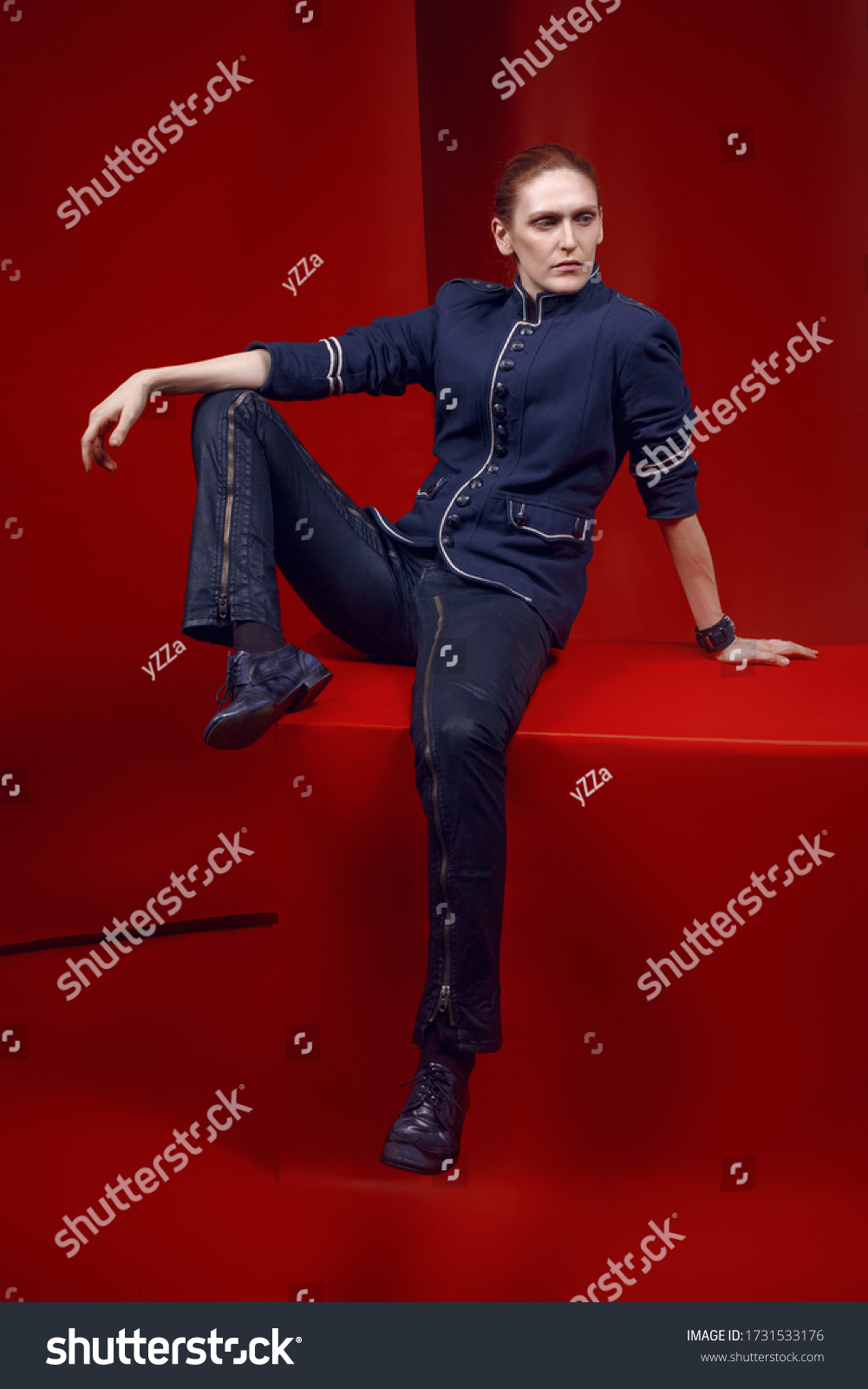 Girl Who Looks Like Man Woman Stock Photo 1731533176 | Shutterstock