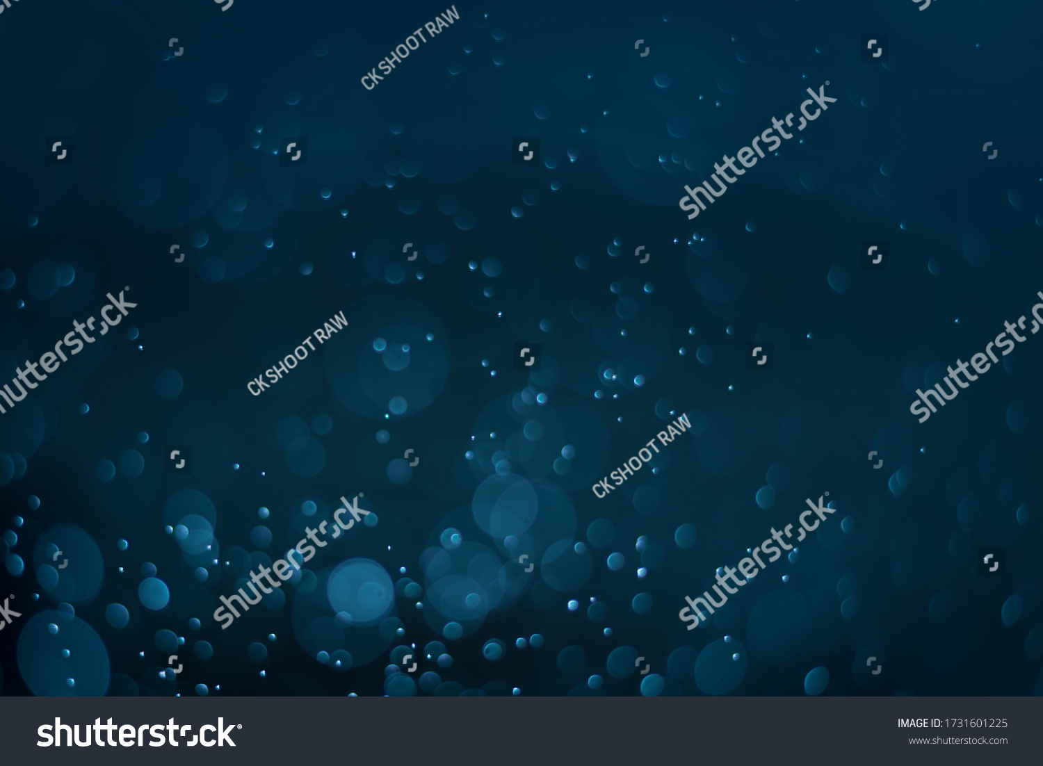 Abstract Blue Background Bokeh Bokeh Background Stock Photo 1731601225 ...