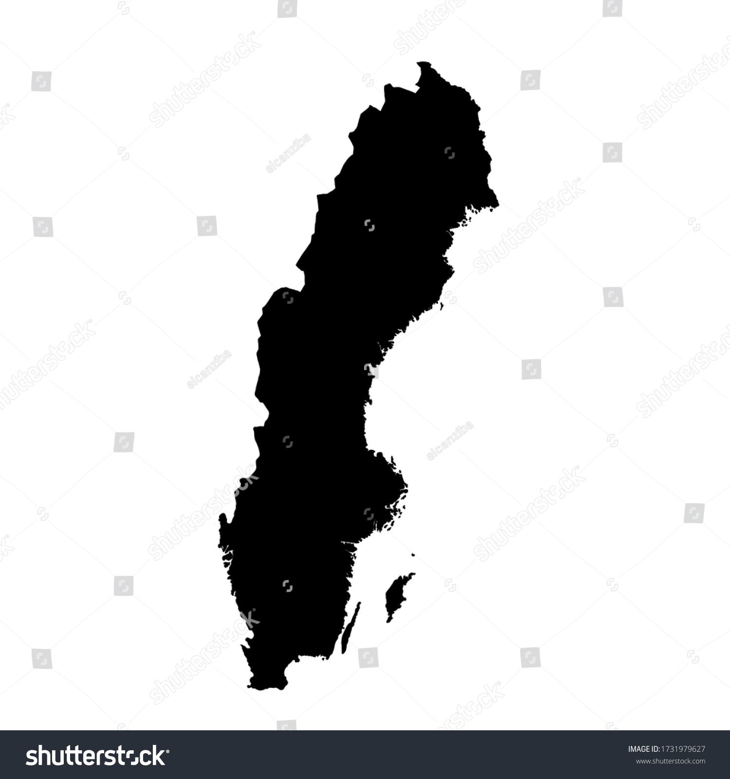 Sweden Political Map Made 100 Handdrawn Stock Illustration 1731979627   Stock Photo Sweden Political Map Is Made Of Hand Drawn Shapes Which Makes It Really Useful For Different 1731979627 