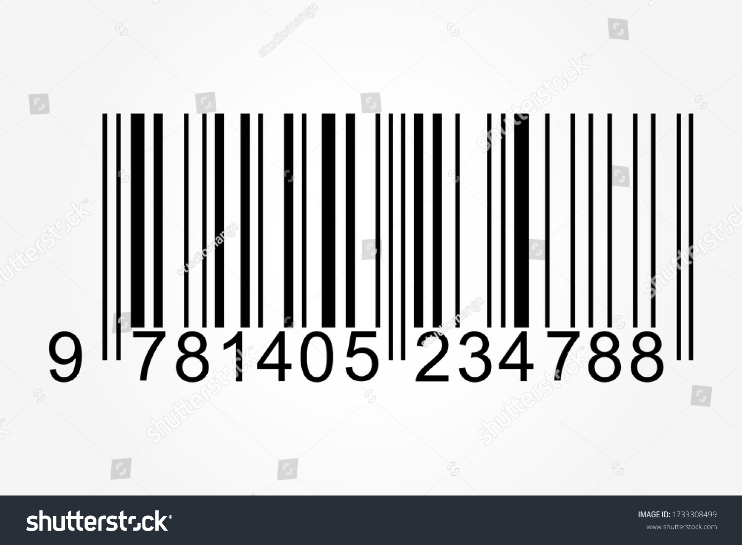 Realistic Barcode Icon Barcode Logo Vector Stock Vector (Royalty Free ...