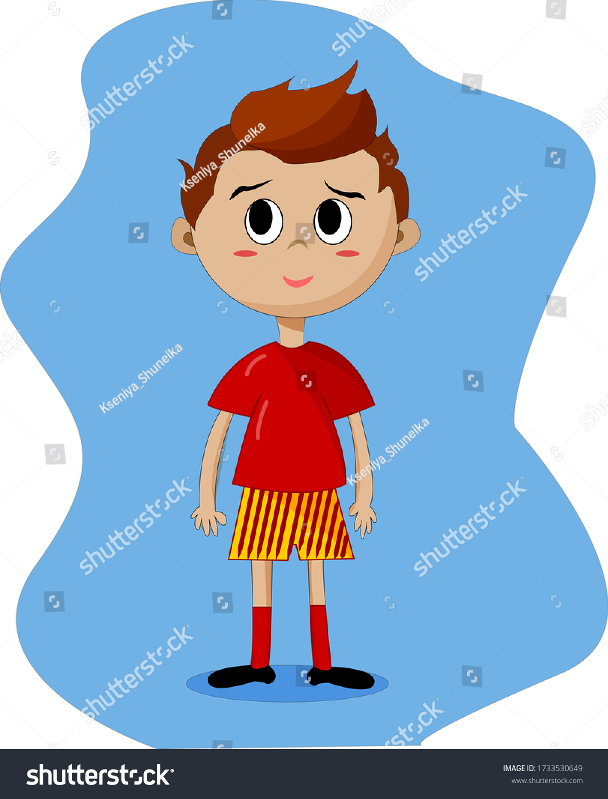 vector-illustration-boy-child-character-concept-stock-vector-royalty