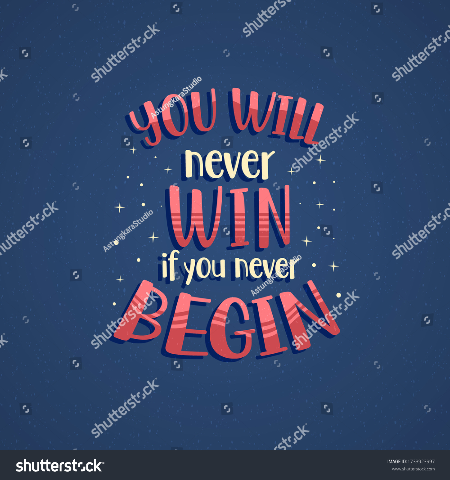 Inspirational Motivation Quotes Poster Design You Stock Vector (Royalty ...