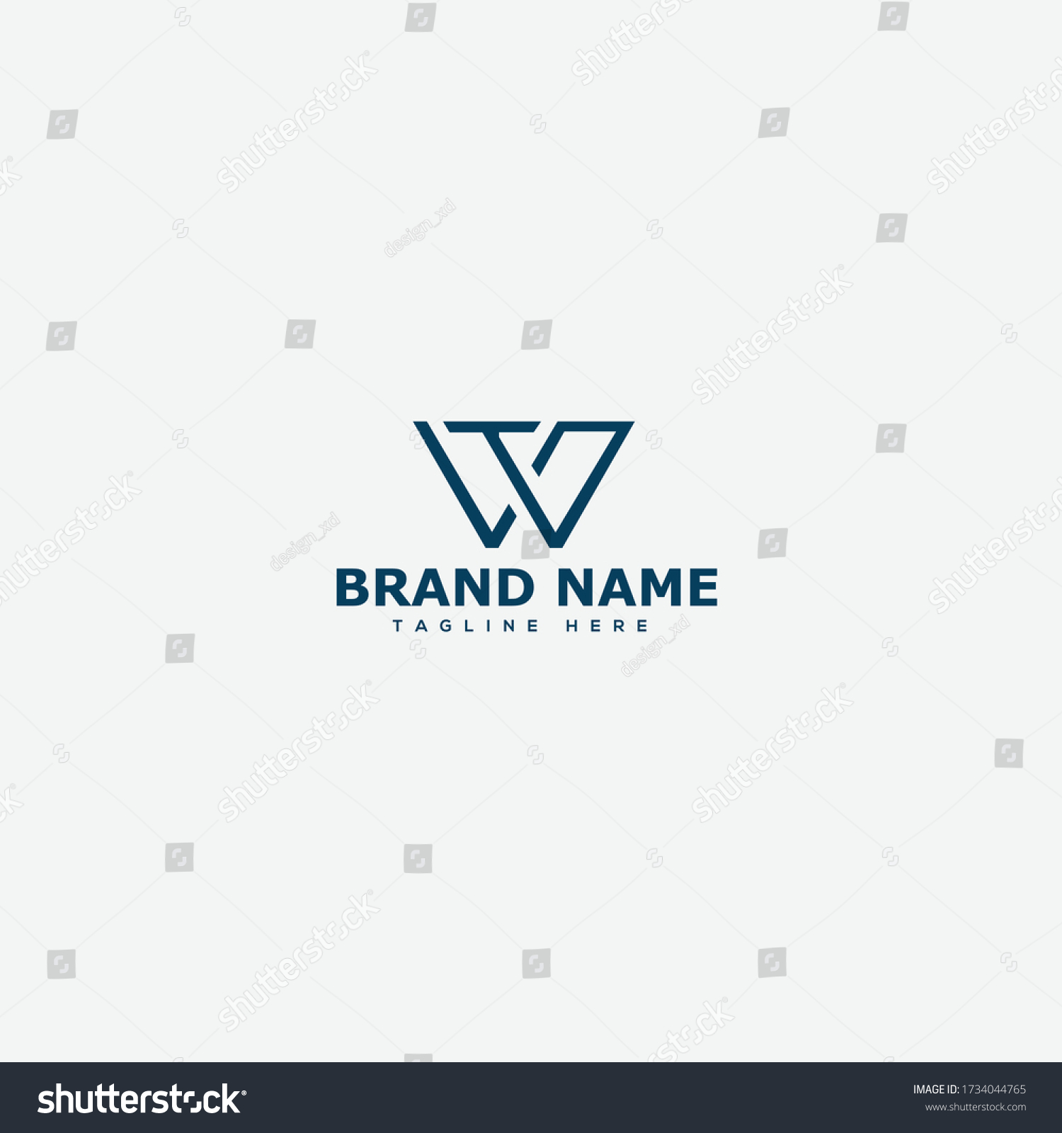 Letter Wt Logo Icon Design Template Stock Vector (Royalty Free ...