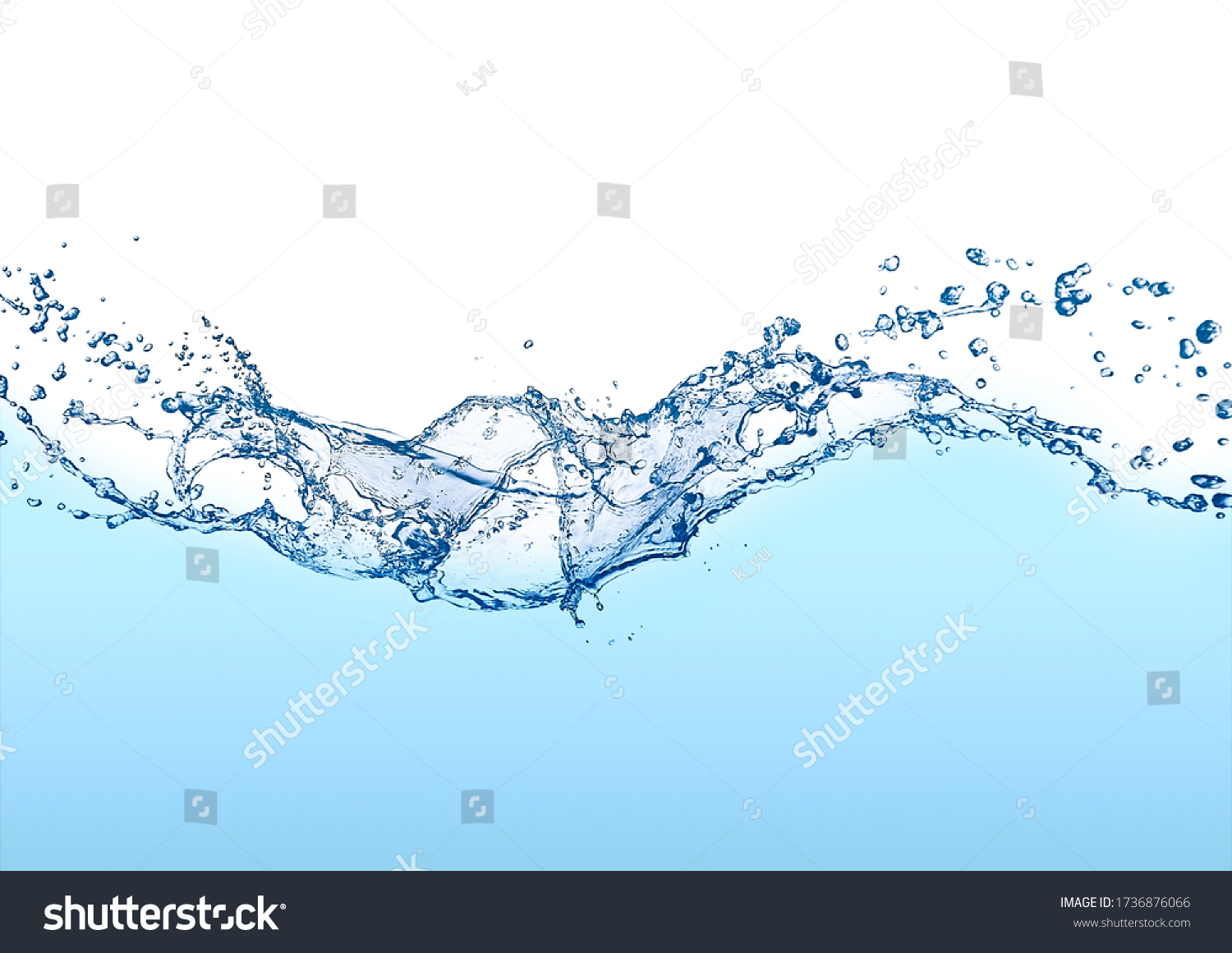 3d Illustration Flowing Wave Cross Section Stock Illustration ...