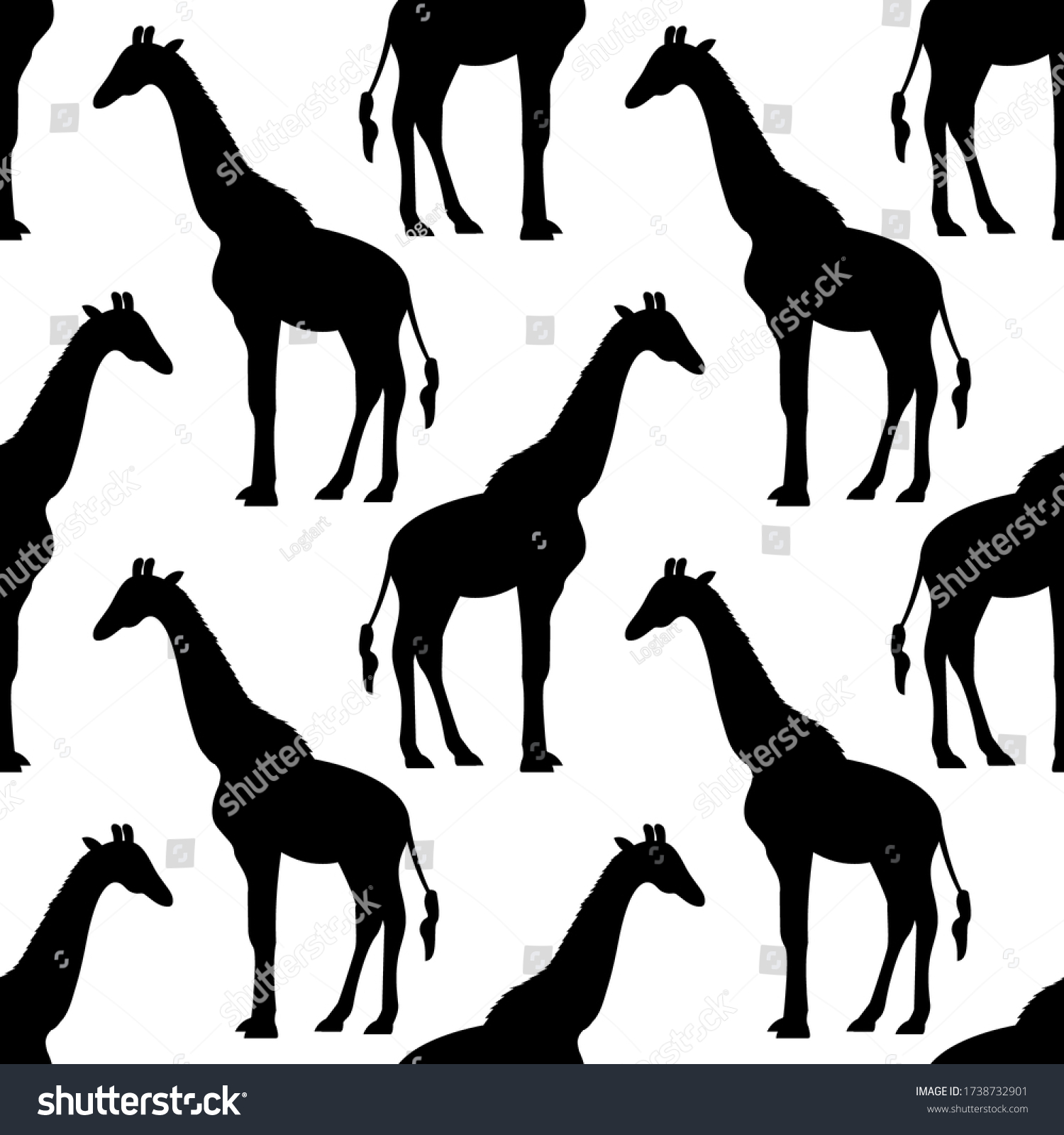 15,946 Giraffe Silhouette Stock Vectors, Images & Vector Art | Shutterstock