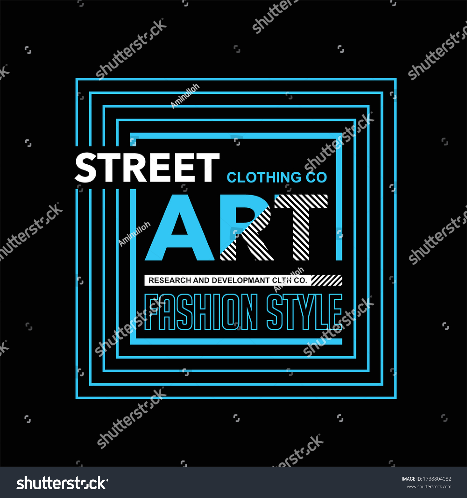 Street Art Clothing Co Fashion Style Stock Vector (Royalty Free ...