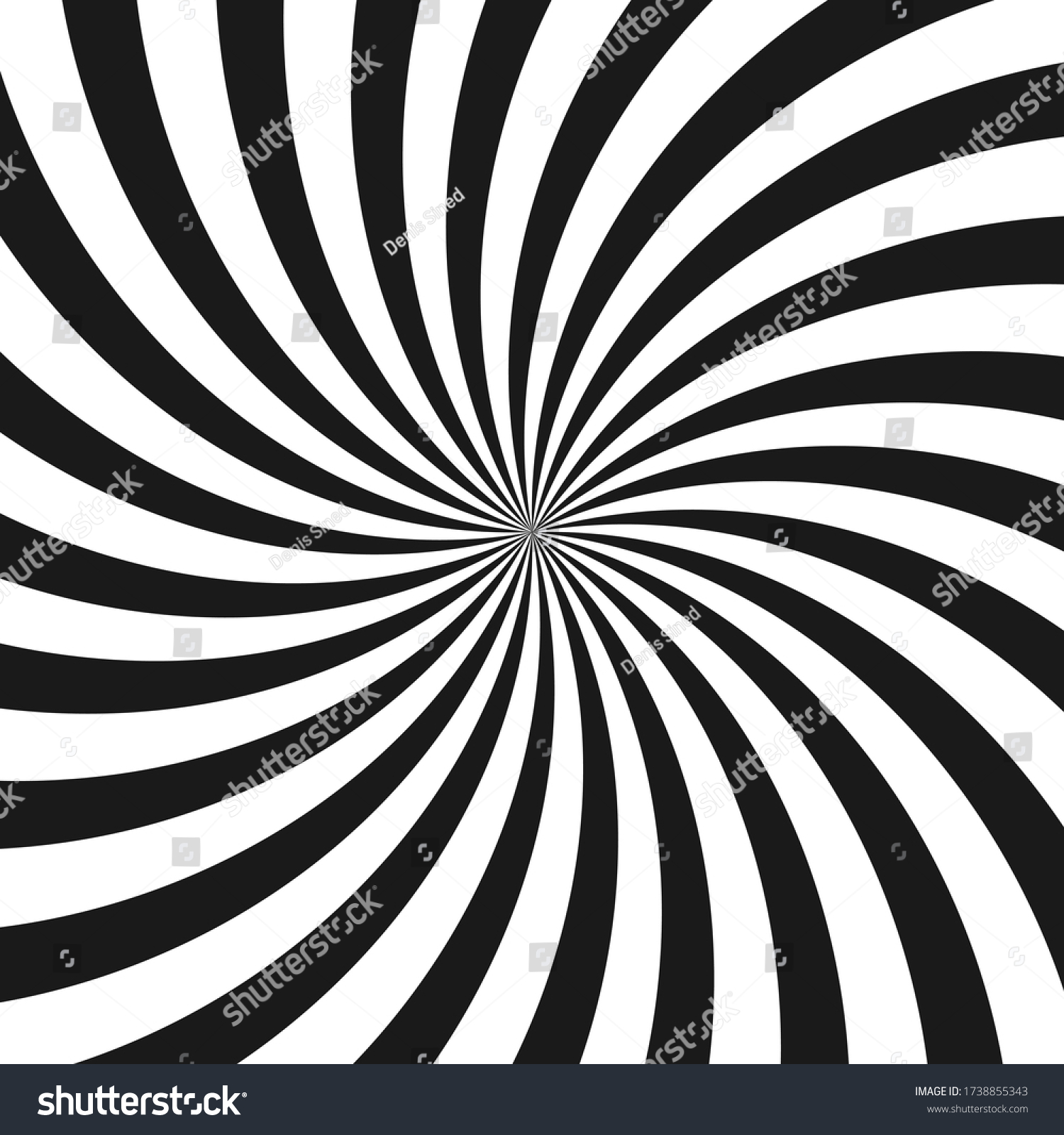 Swirl Background Monochrome Poster Design Template Stock Vector ...