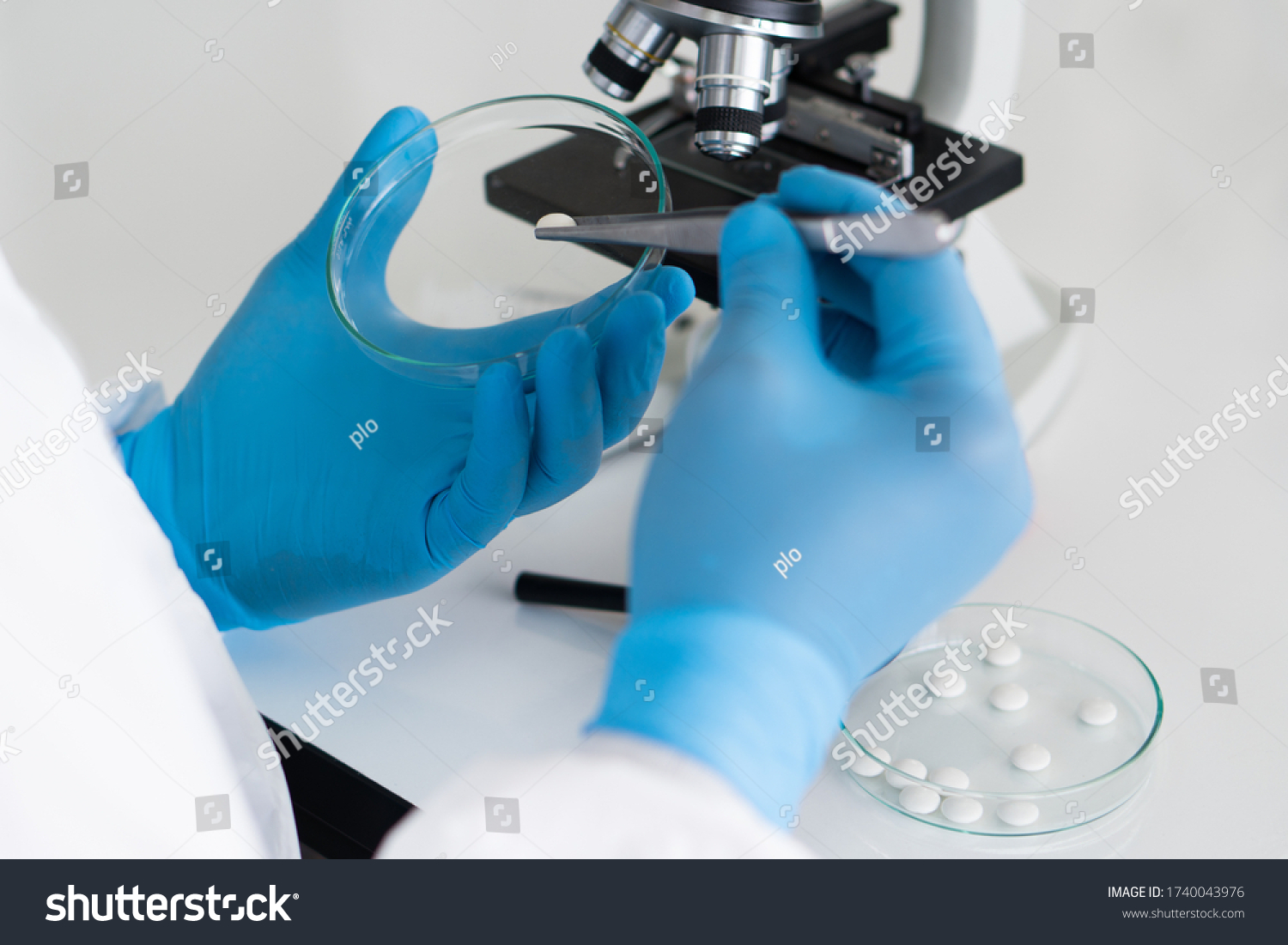 Scientists Personal Protective Equipment Ppe Doing Stock Photo ...