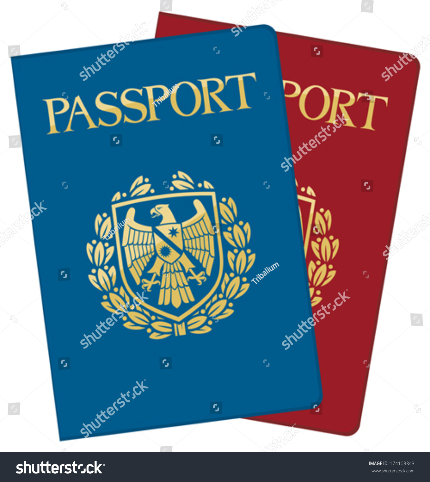 Vector Passports Stock Vector Royalty Free 174103343 Shutterstock 4189