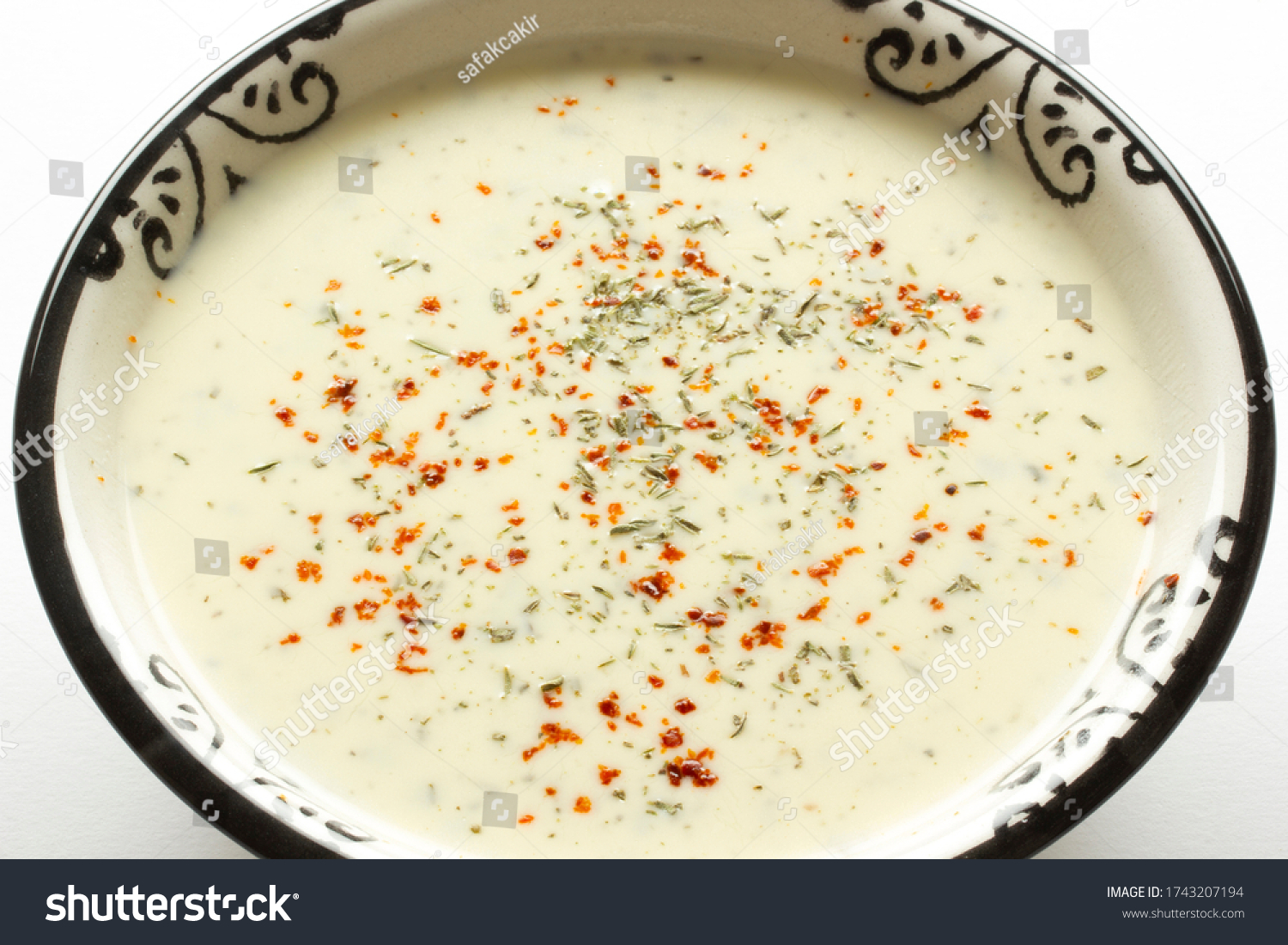 Yogurt Yayla Corbasi Turkish Soup Stock Photo 1743207194 | Shutterstock