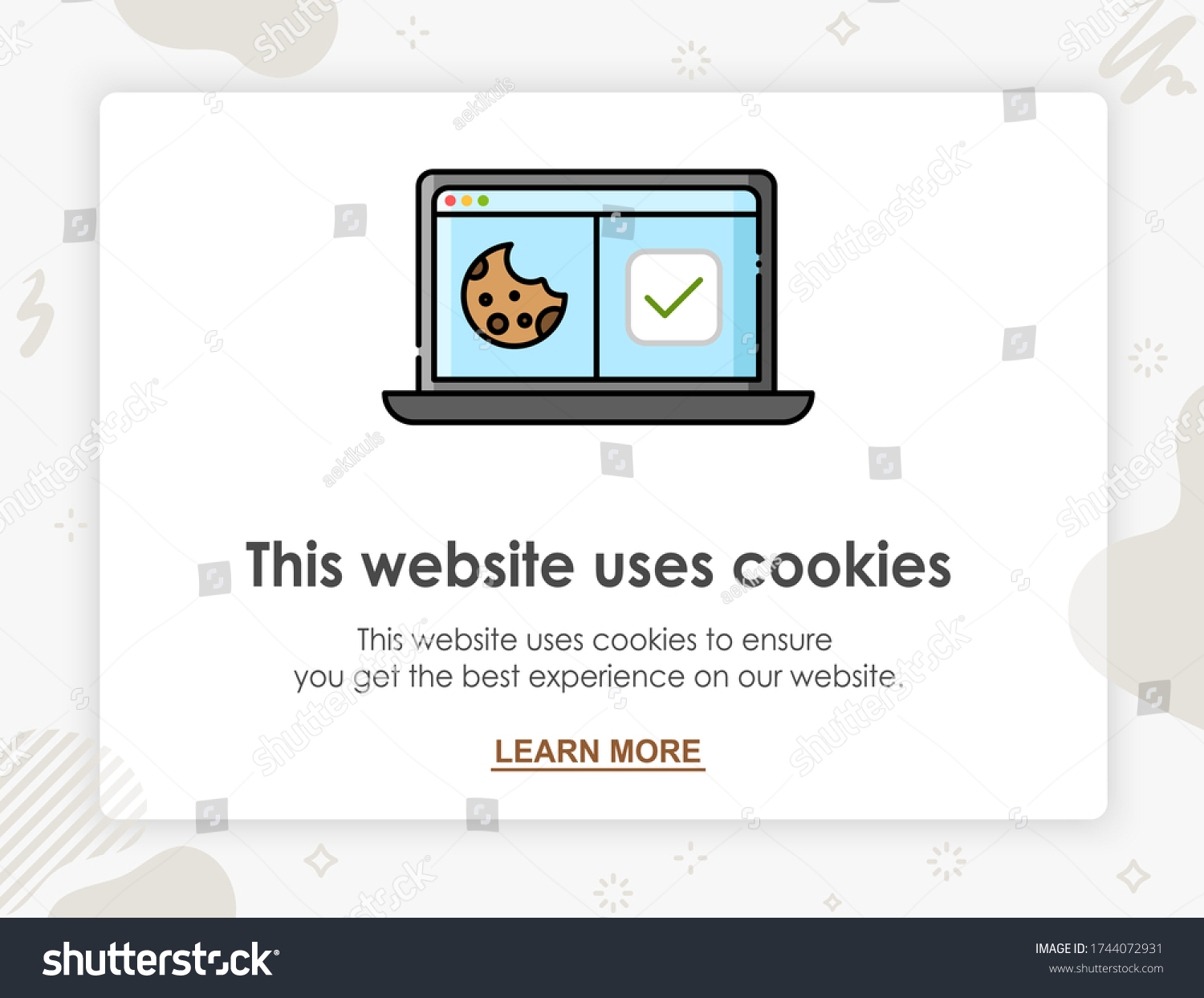 1,781 Cookies In Computer Screen Images, Stock Photos & Vectors 