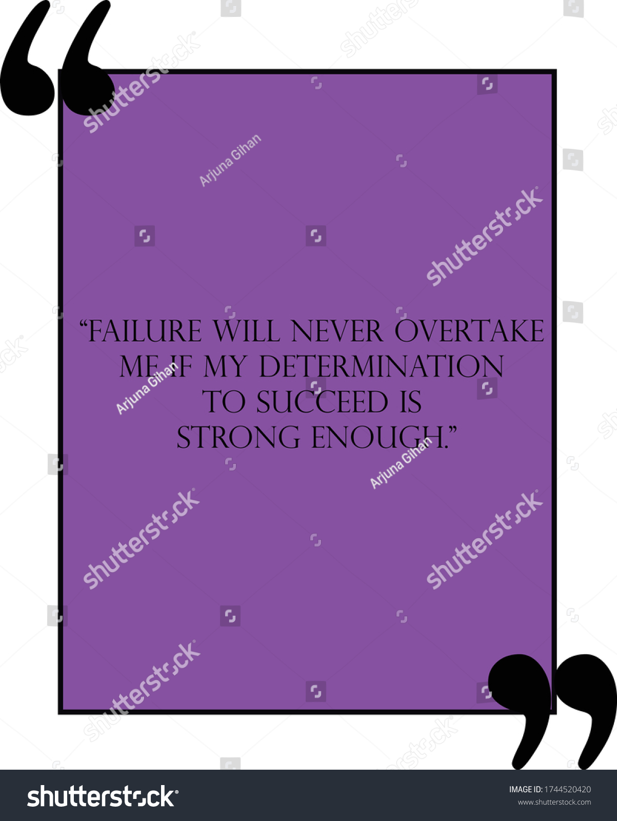 Quotes Motivational Simple Clip Art Vector Stock Vector (Royalty Free